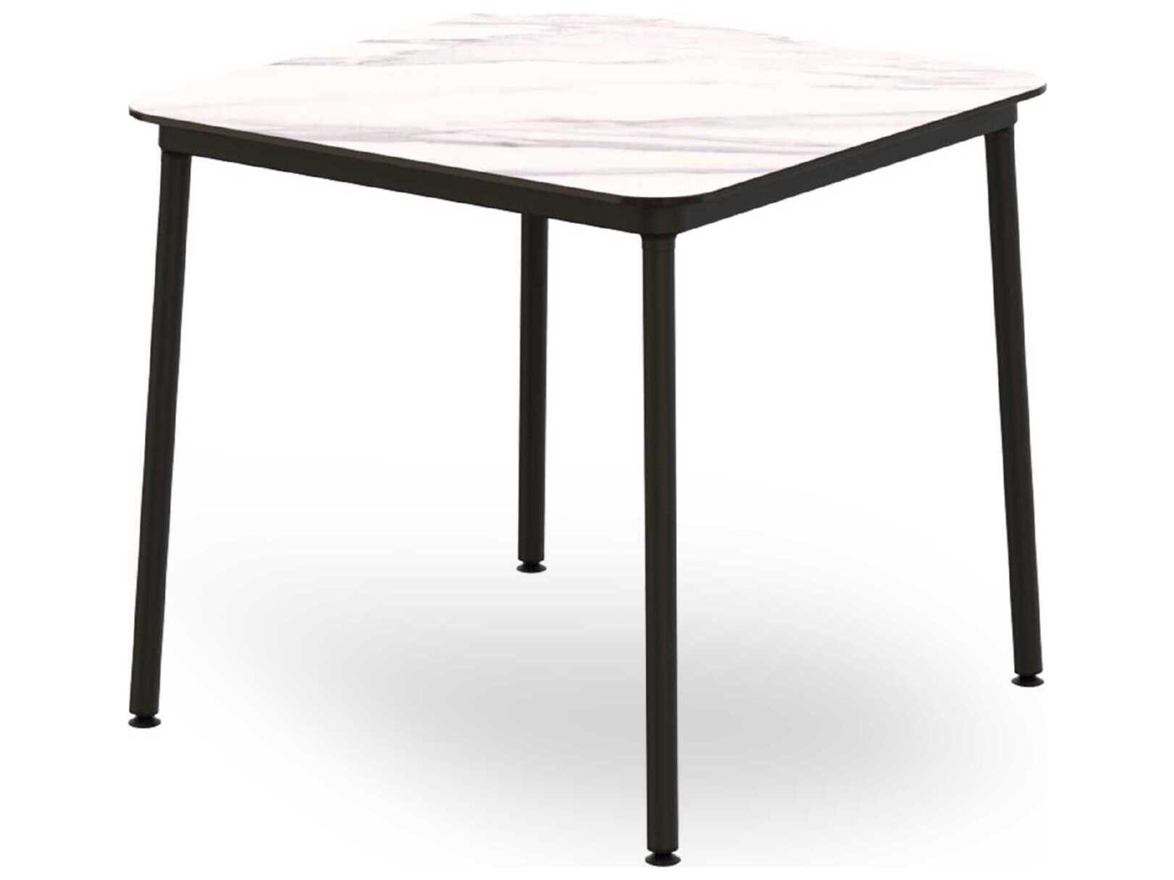 Hub Square Dining Table 31x31 White Marble