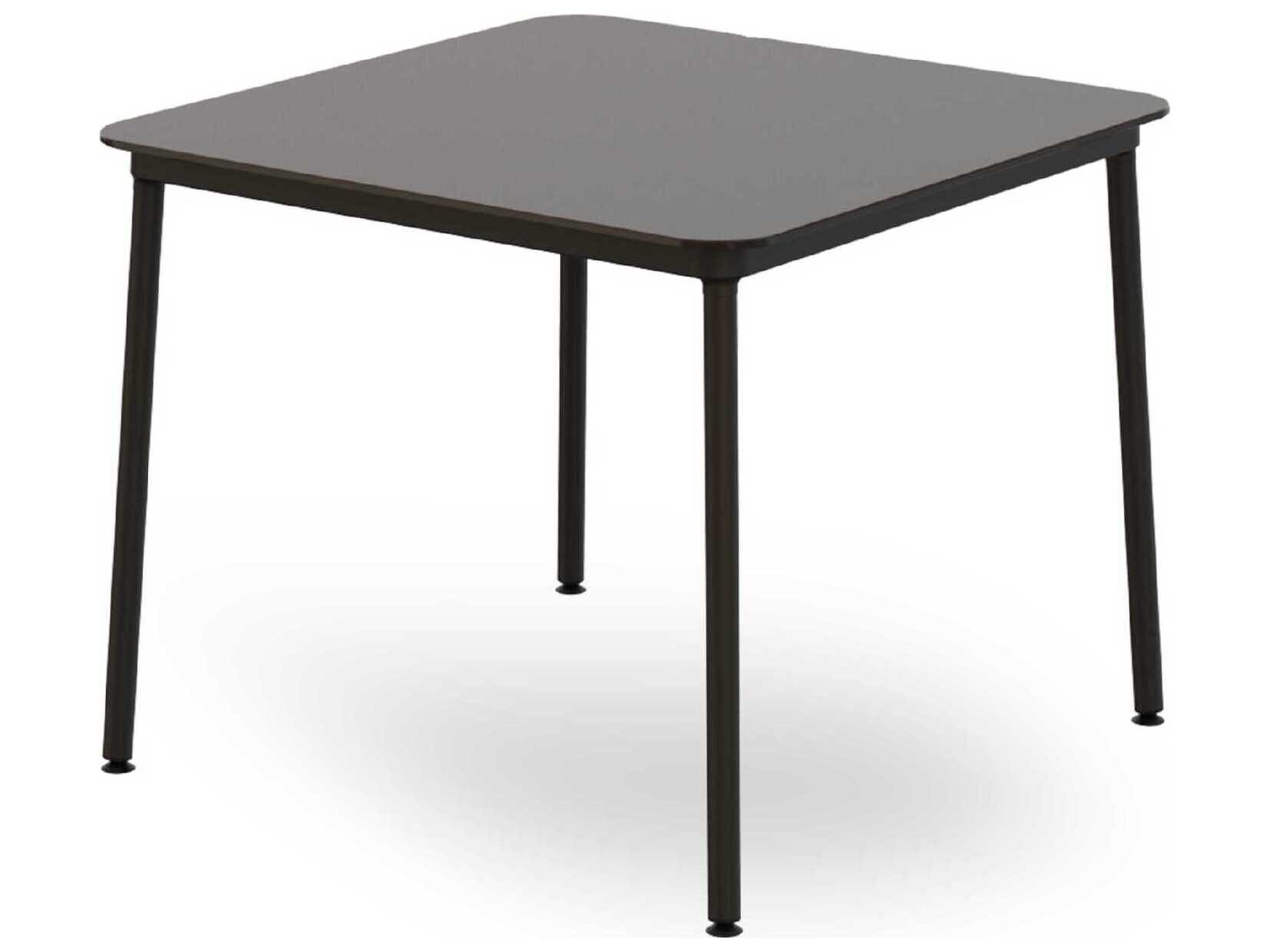 Hub Square Dining Table 35x35 Black