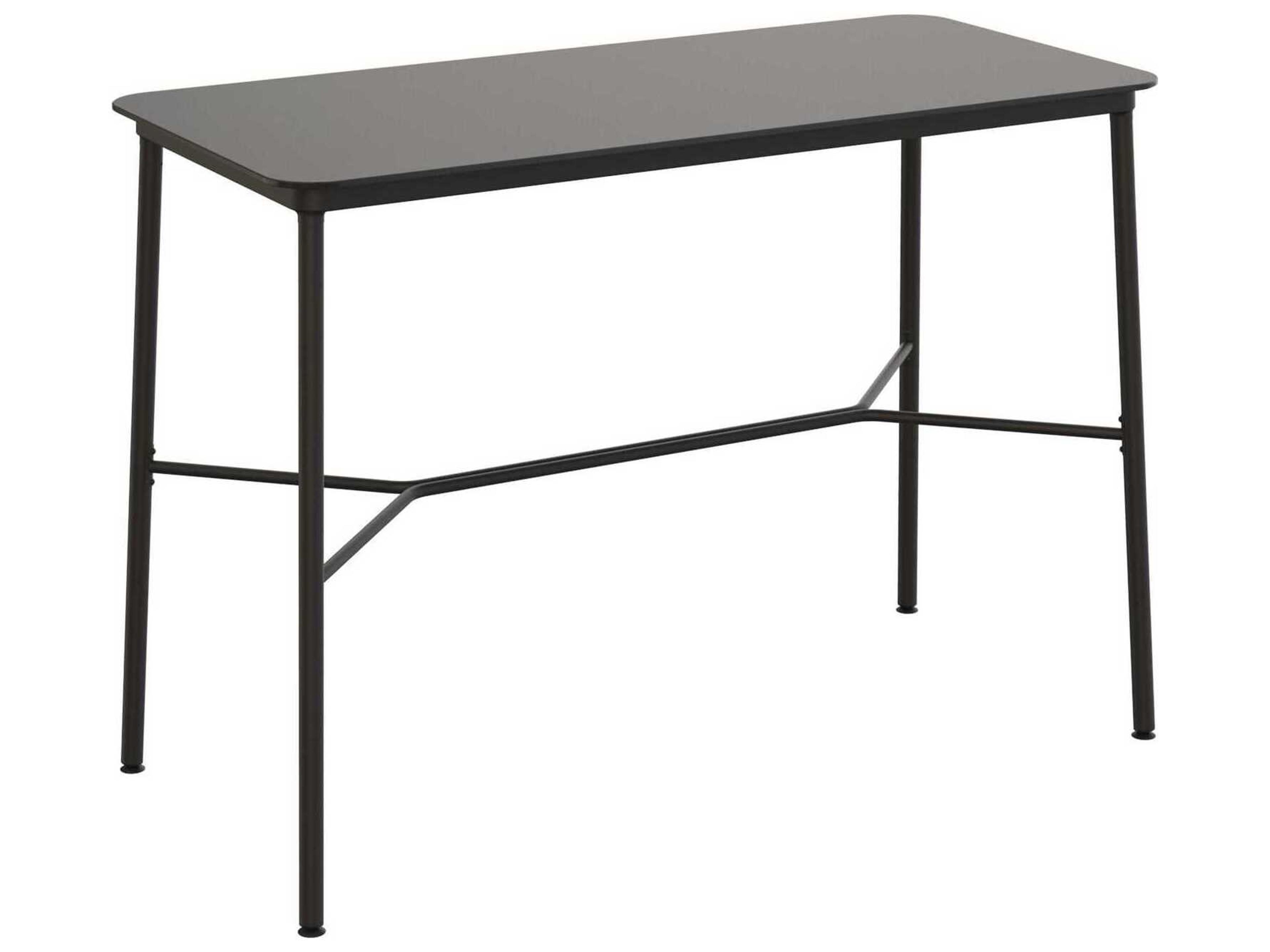 Hub Rectangular Bar Table Black 150x70
