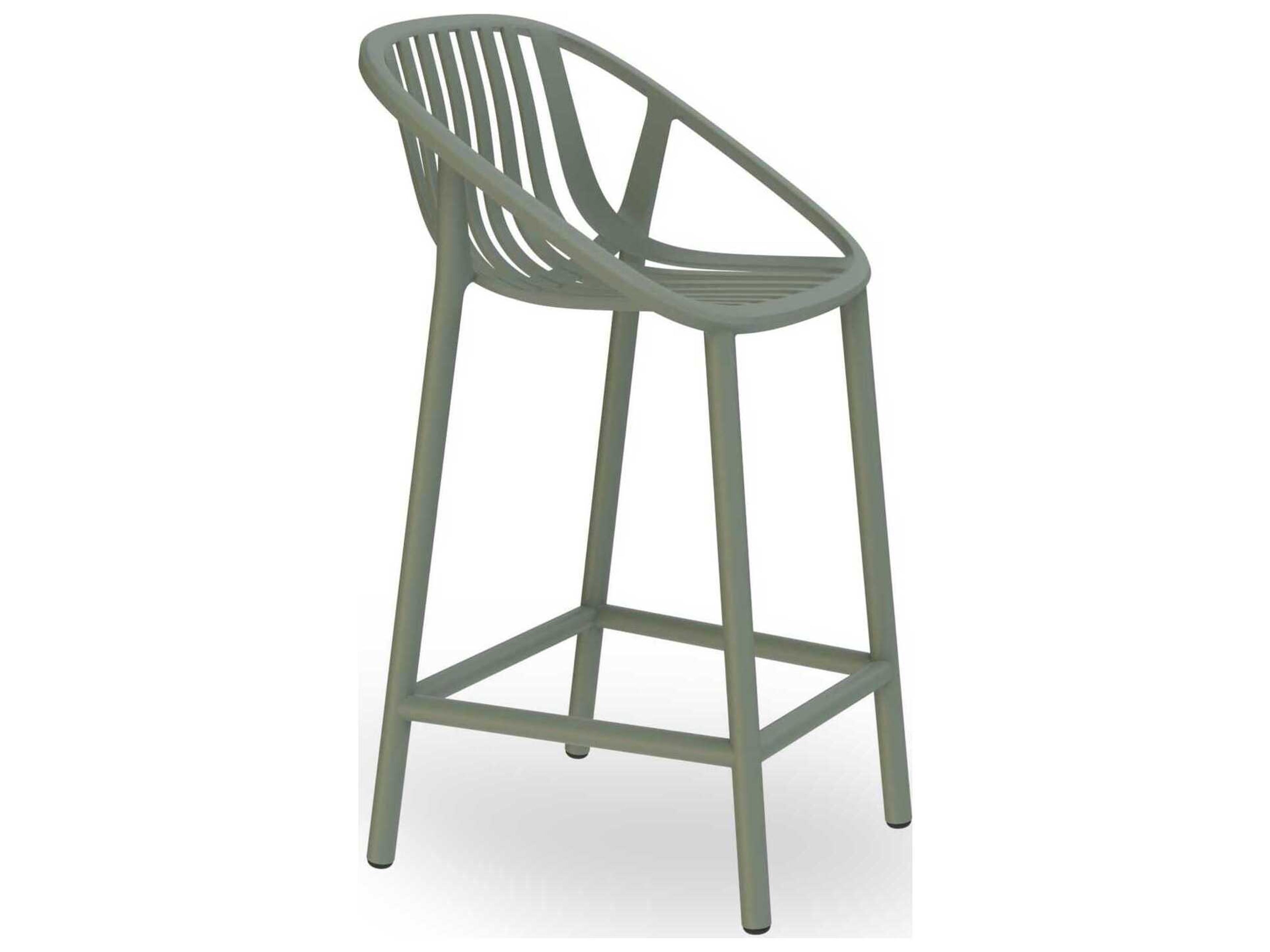 Bini Medium Bar Chair Greenish Grey Price Includes 4