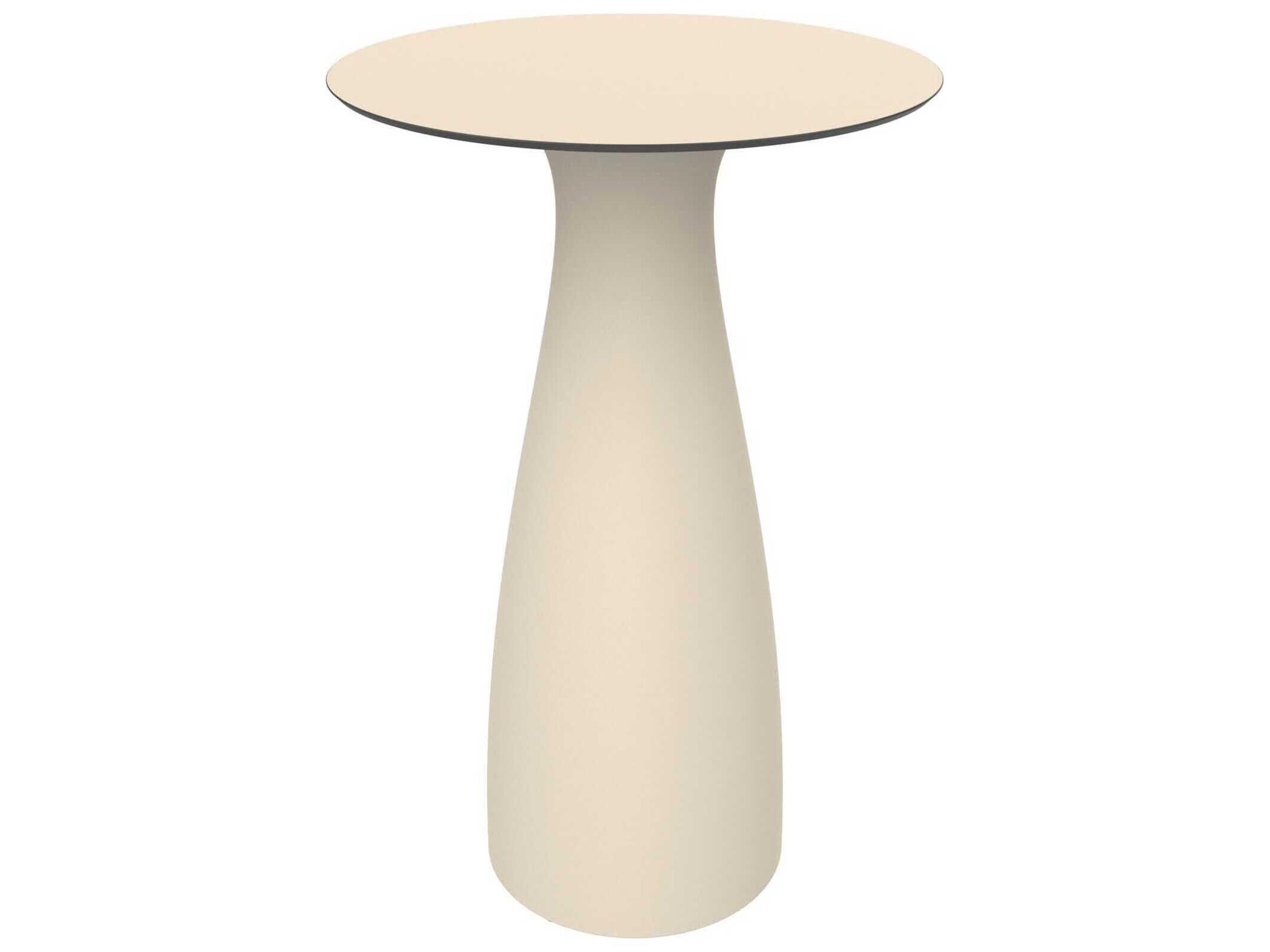 Baobab S Round Dining Table Ivory 70"