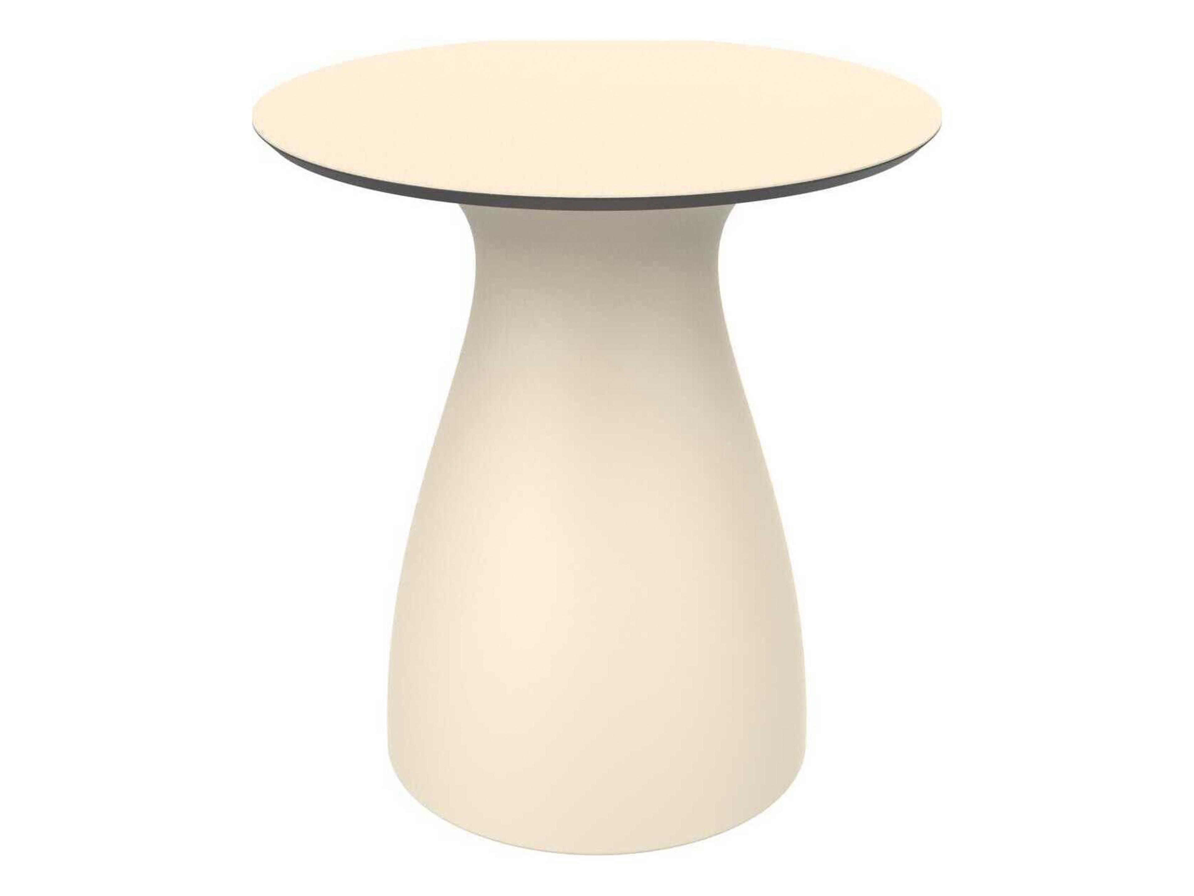 Baobab S Round Dining Table Ivory 40"
