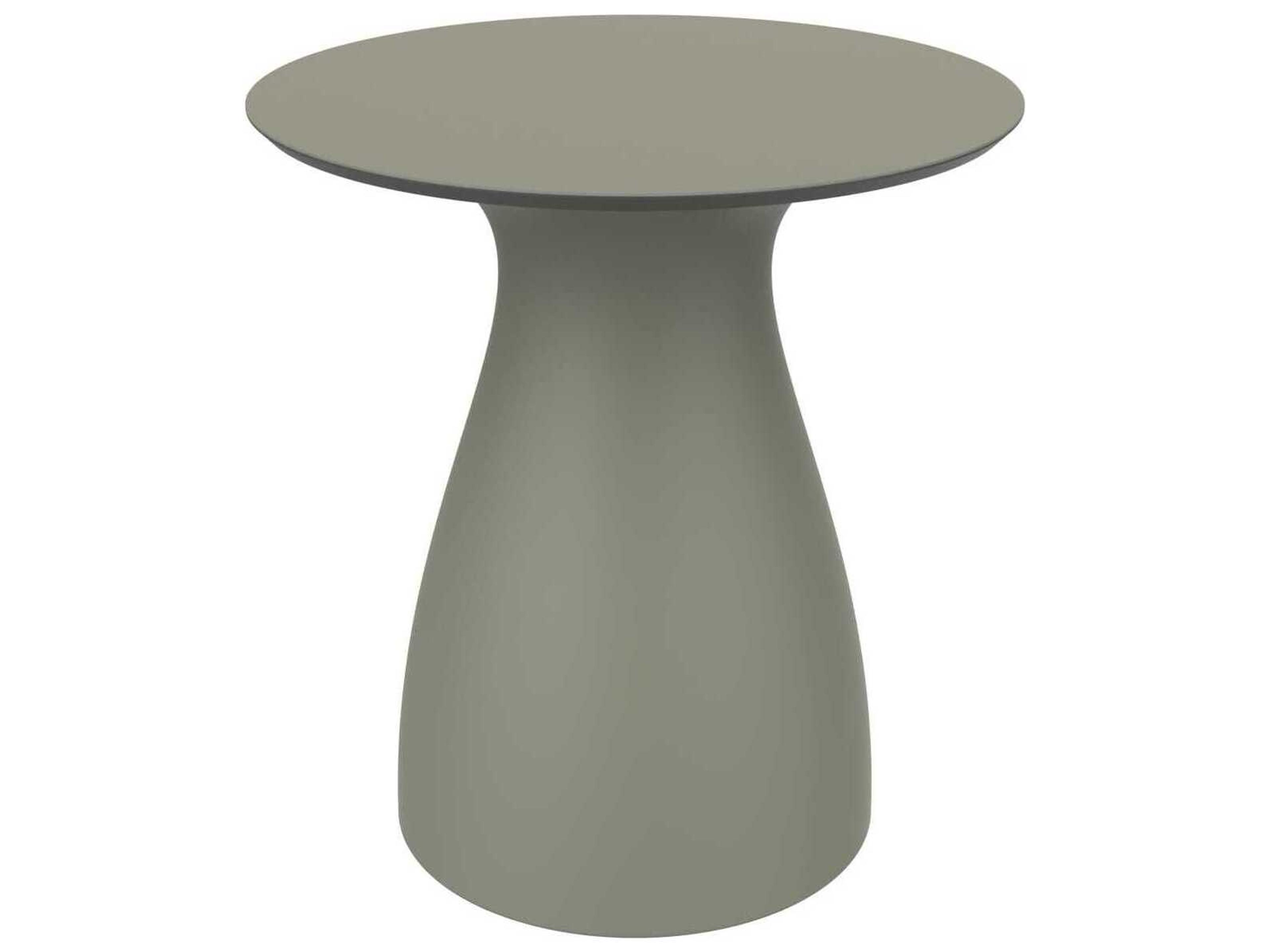 Baobab S Round Dining Table Greenish Gray 40"
