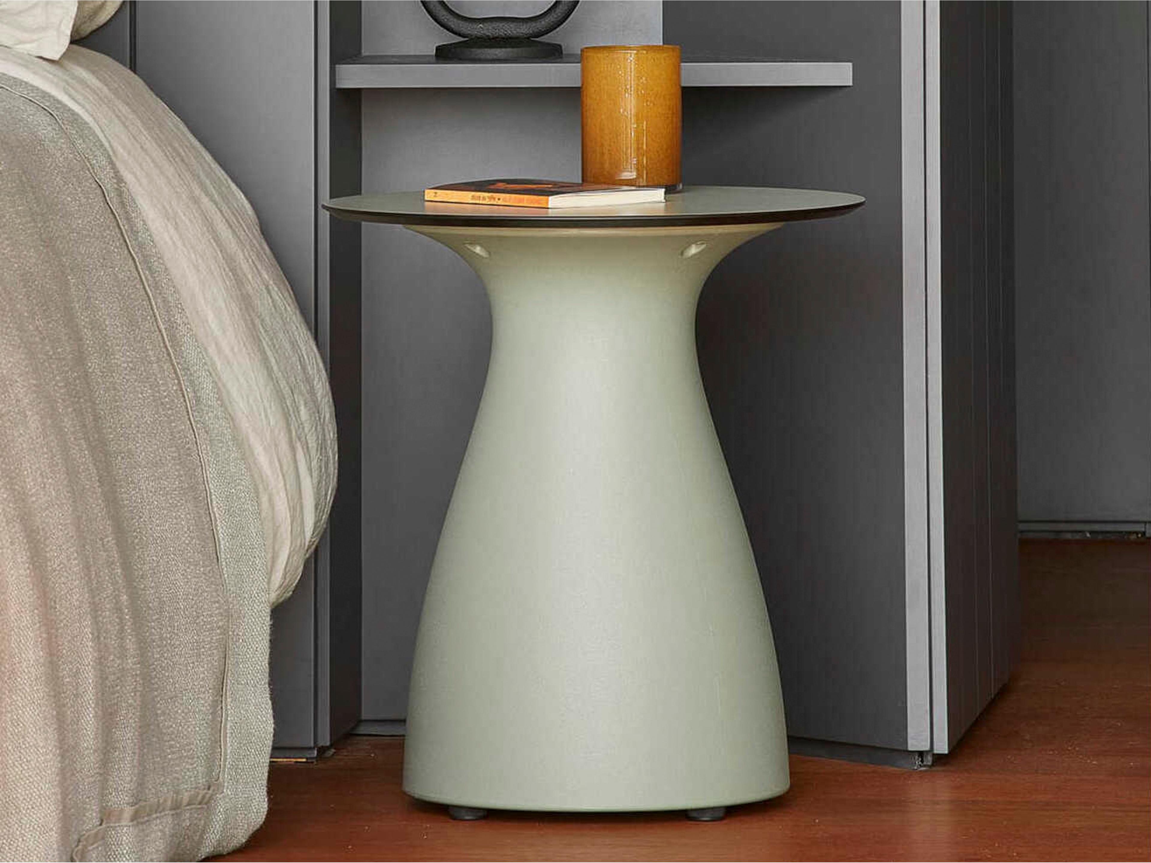 Resol Baobab S Round Dining Table Greenish Gray 40"