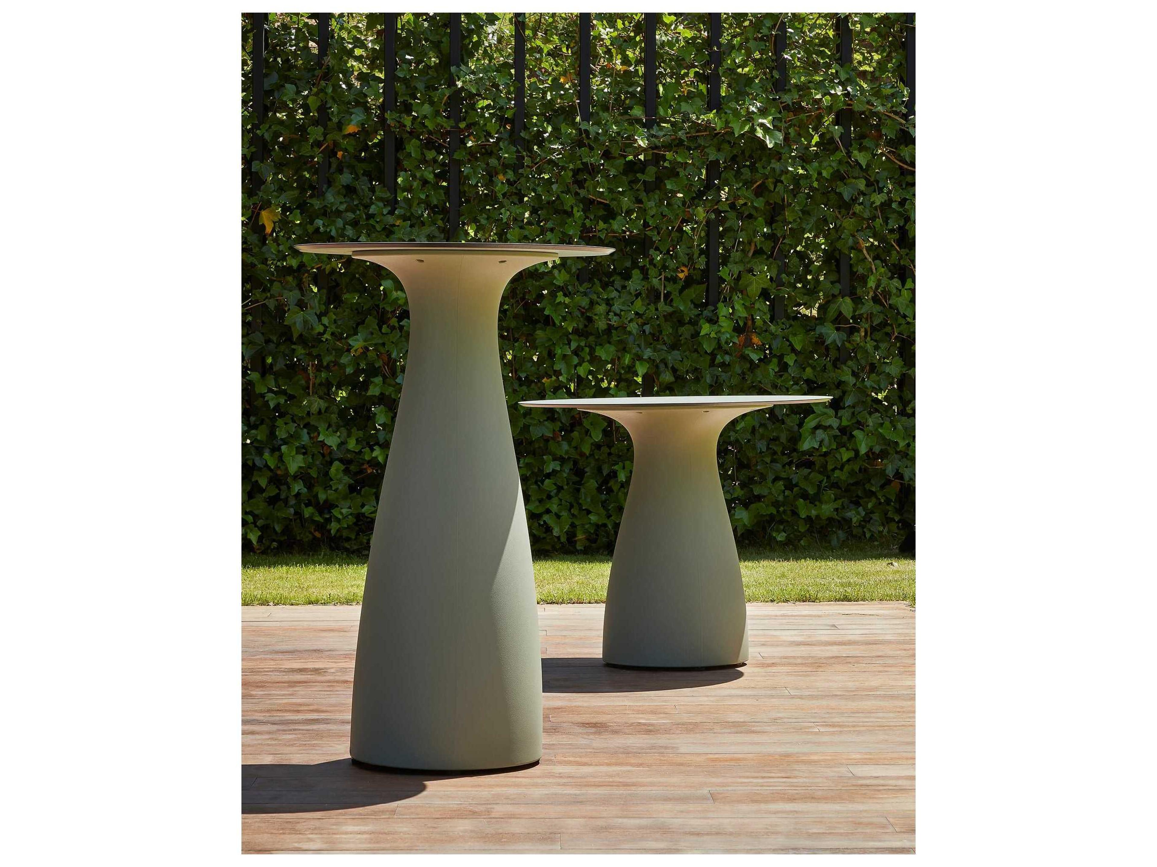 Resol Baobab S Round Dining Table Greensish Grey 90"