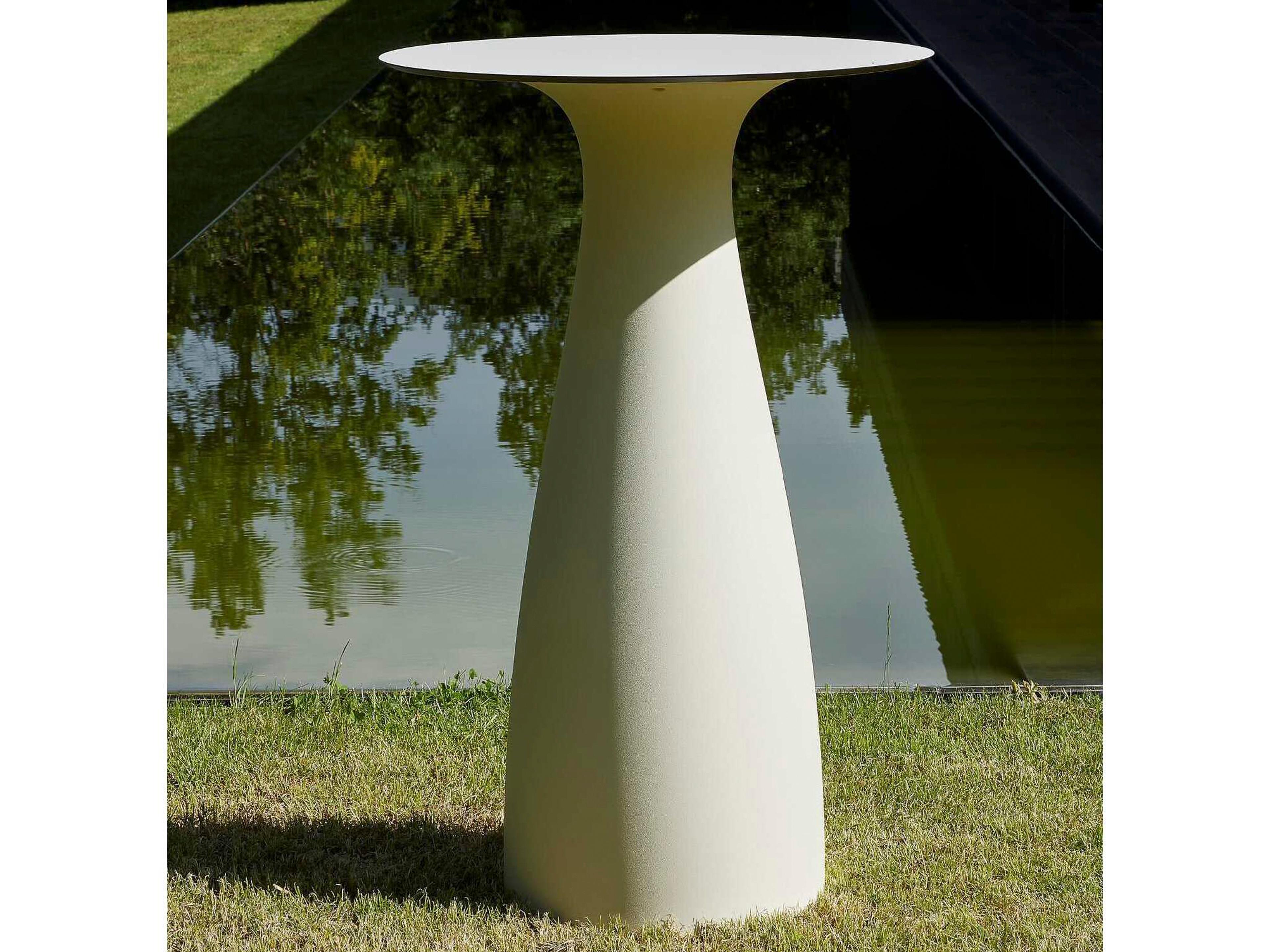 Resol Baobab S Round Dining Table Greenish Gray 70"