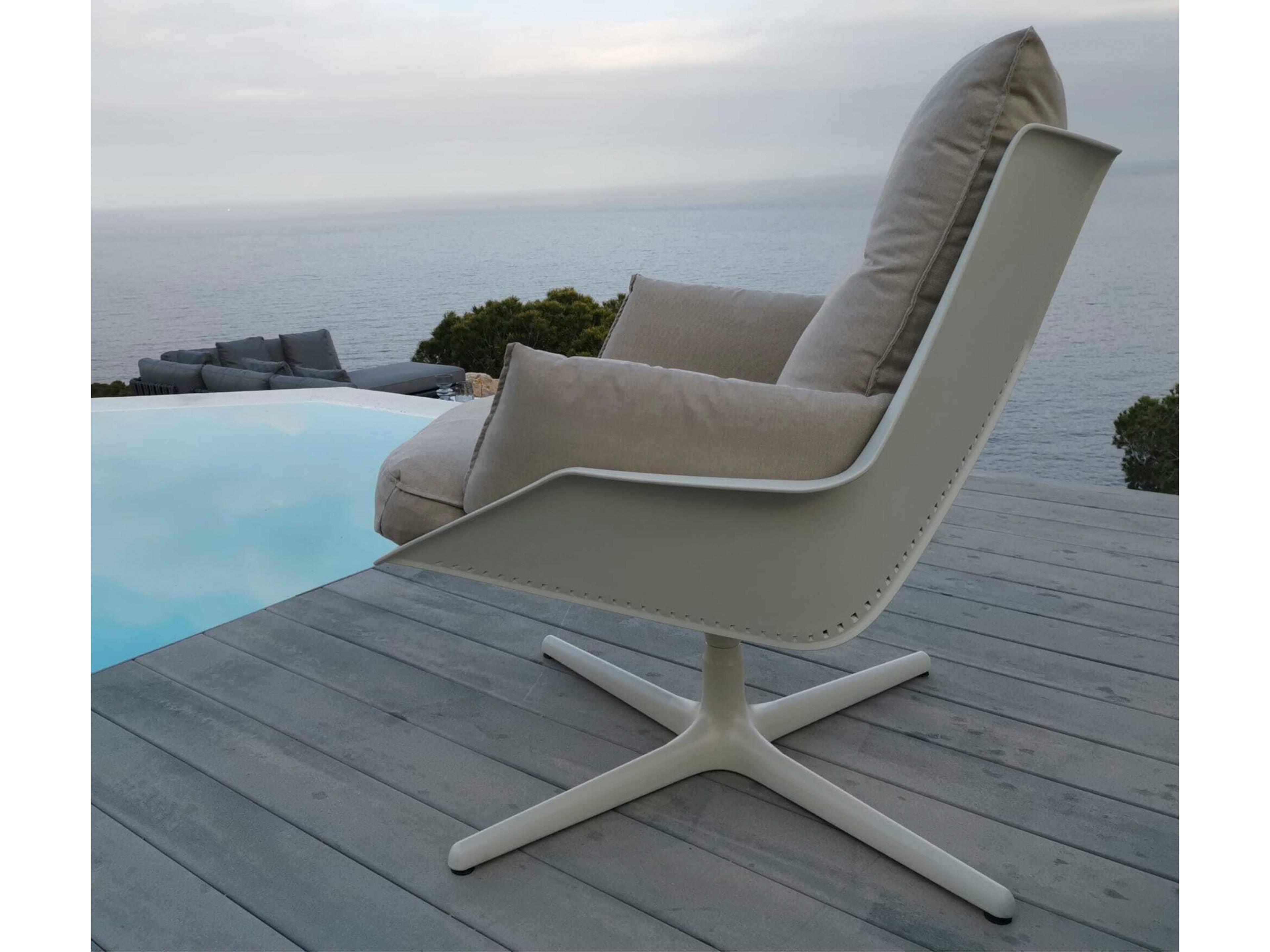 Resol Anou Toledo Lounge Chair Ivory Pumpkin