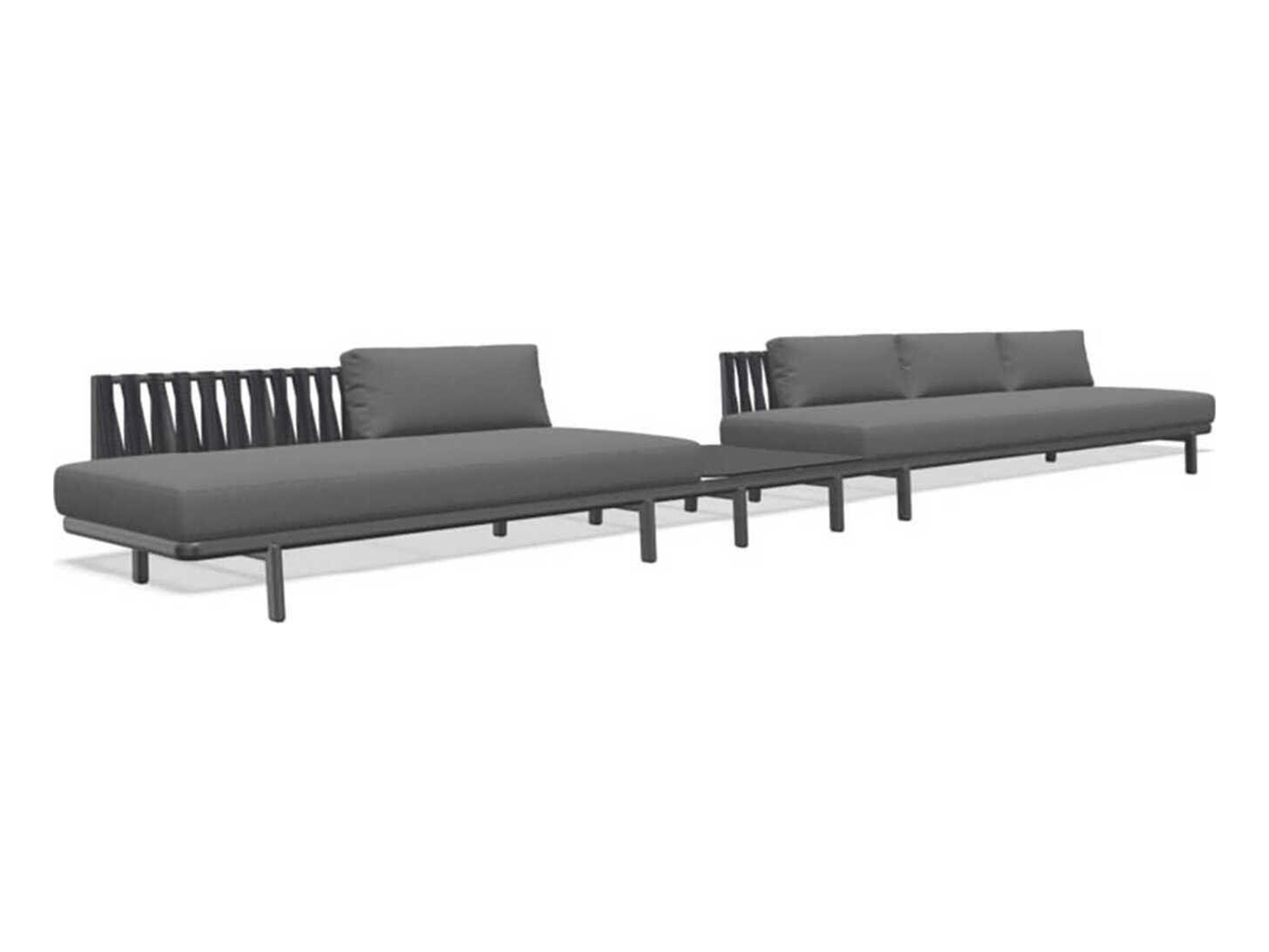 Anthea Sectional System H Sofa Plummet