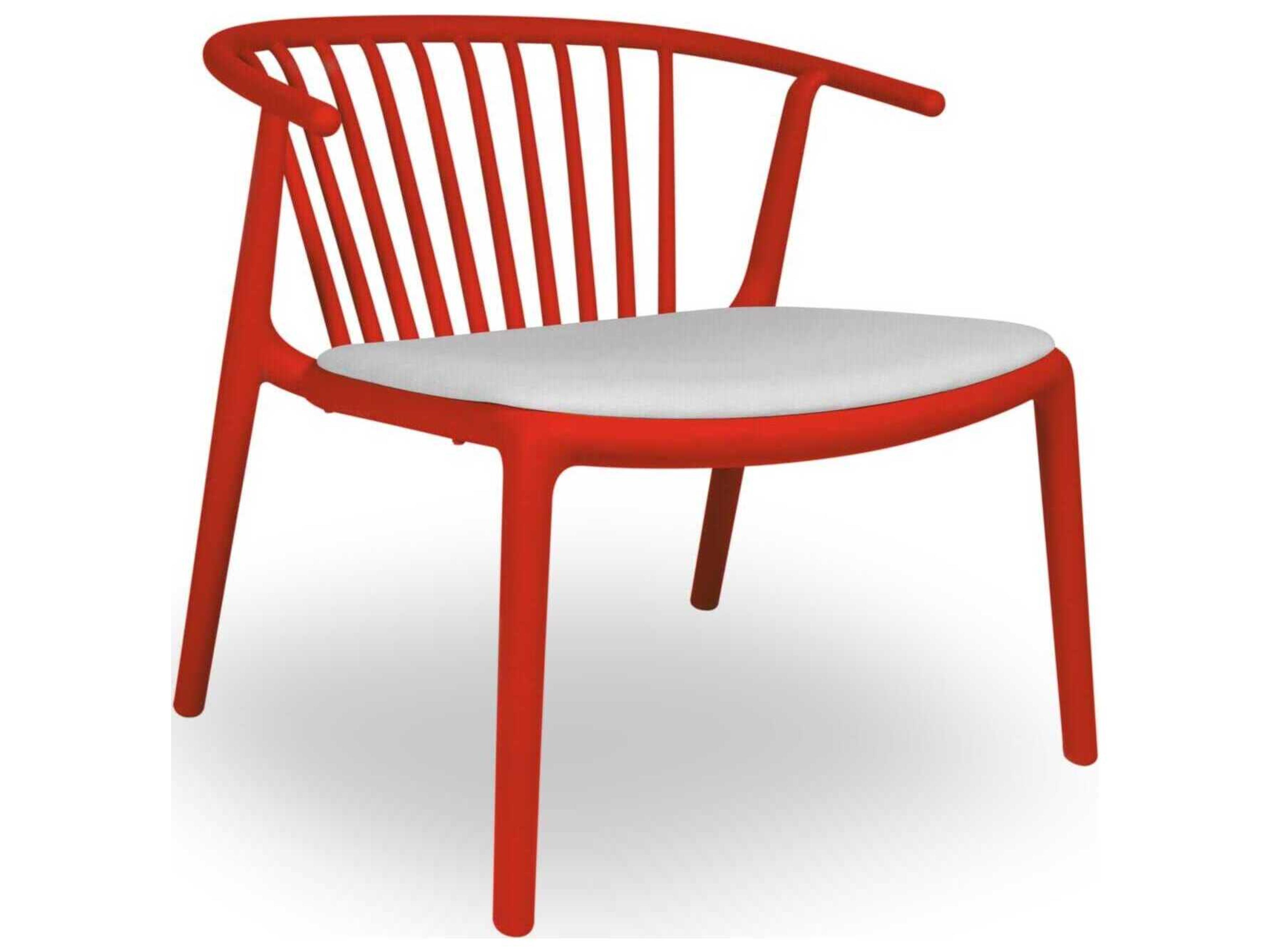 Woody Upholstered Lounge Chair Red Linen Price Includes 2