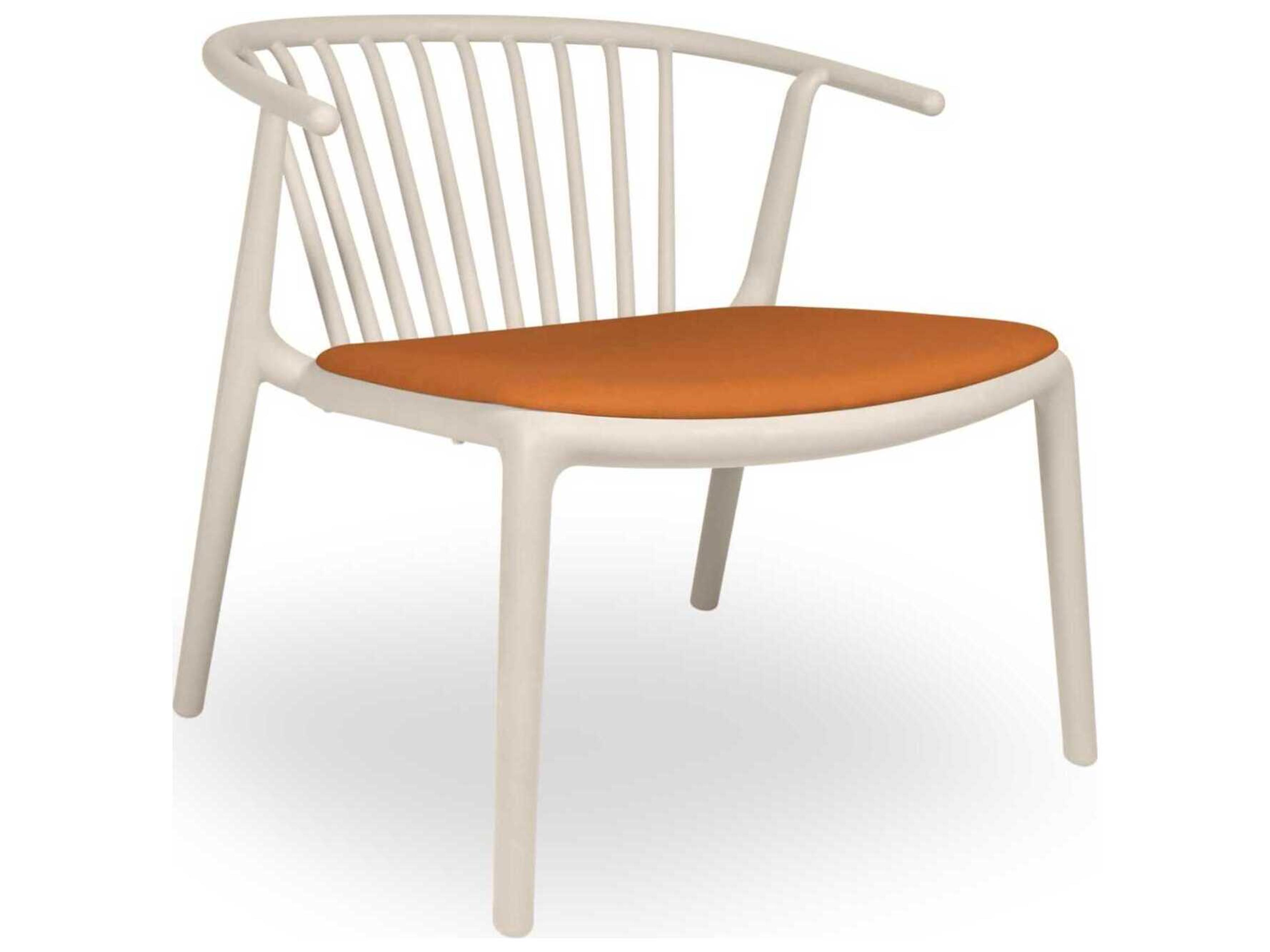 Woody Upholstered Lounge Chair Ivory Pumpkin Price Includes 2