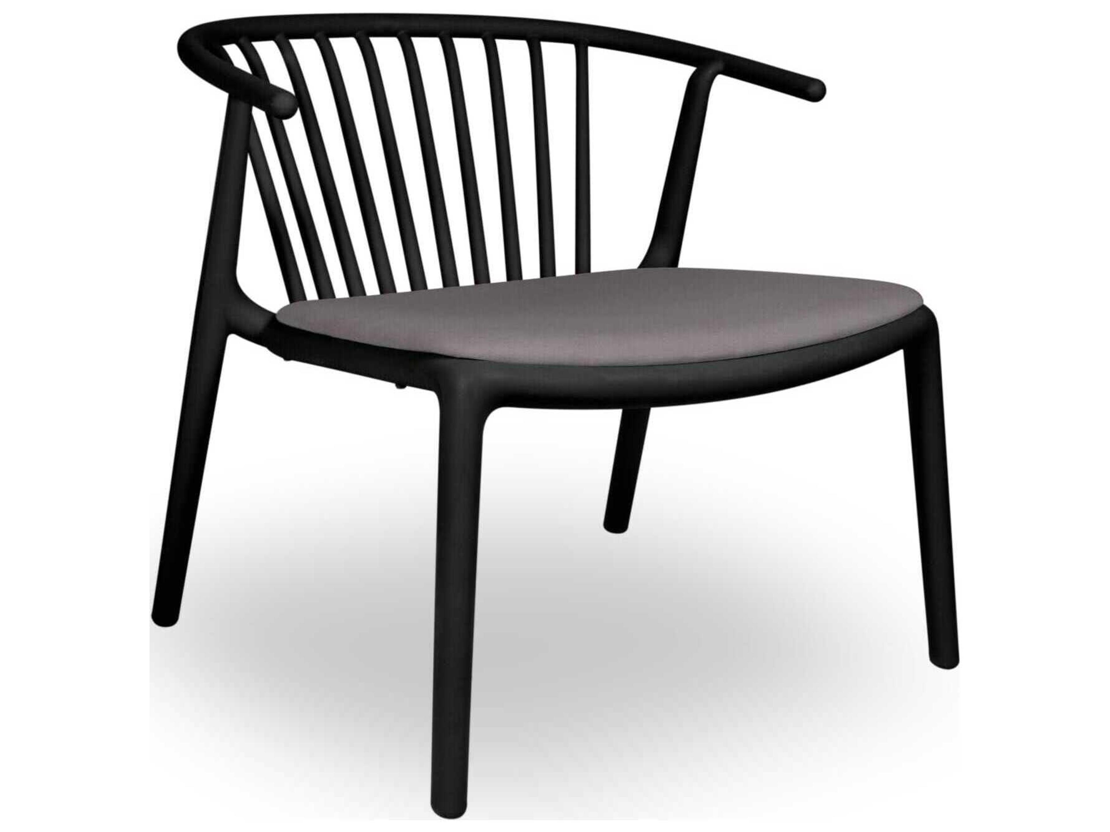 Woody Upholstered Lounge Chair Black Coal Price Includes 2