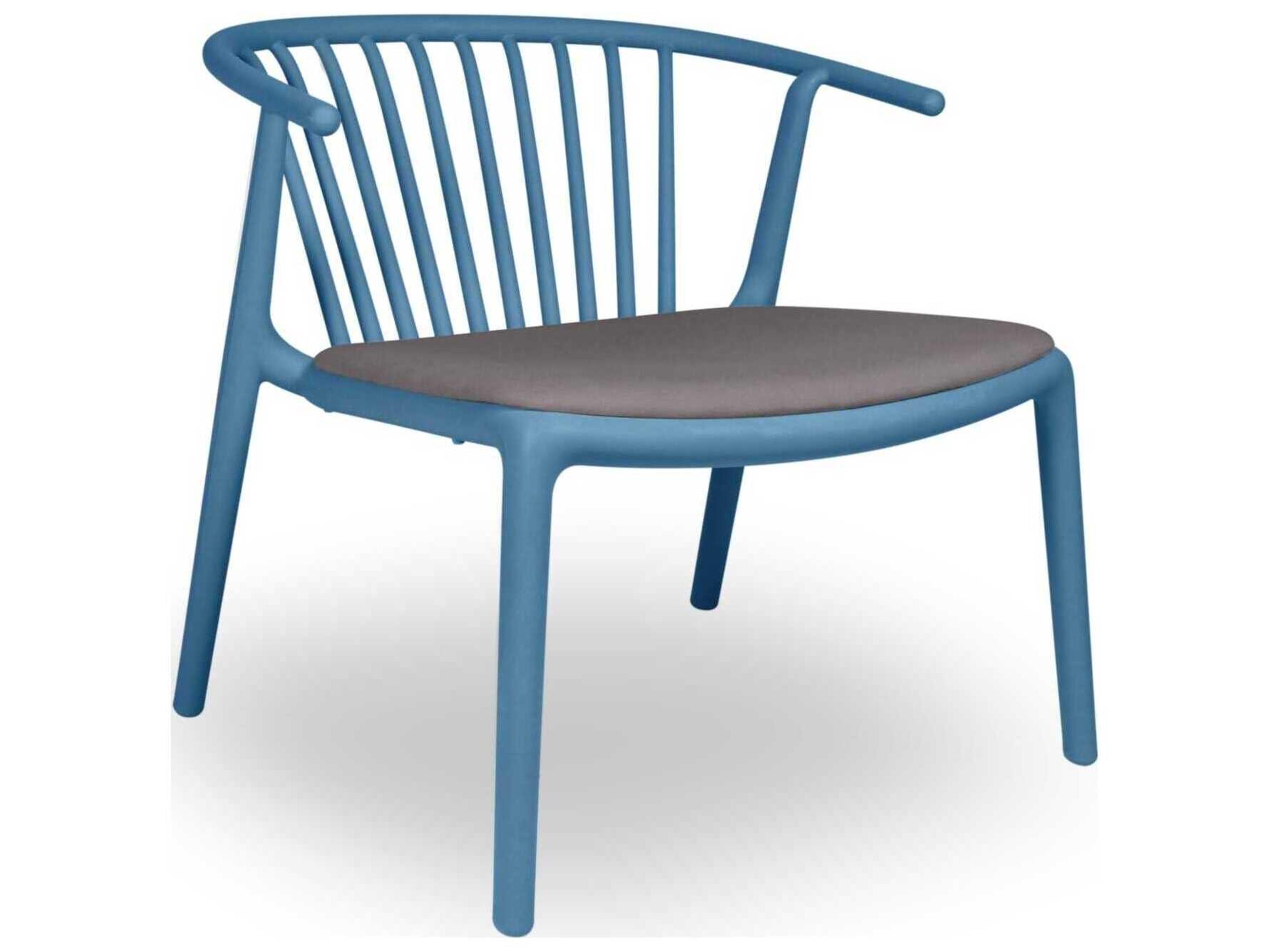 Woody Upholstered Lounge Chair Retro Blue Coal Price Includes 2