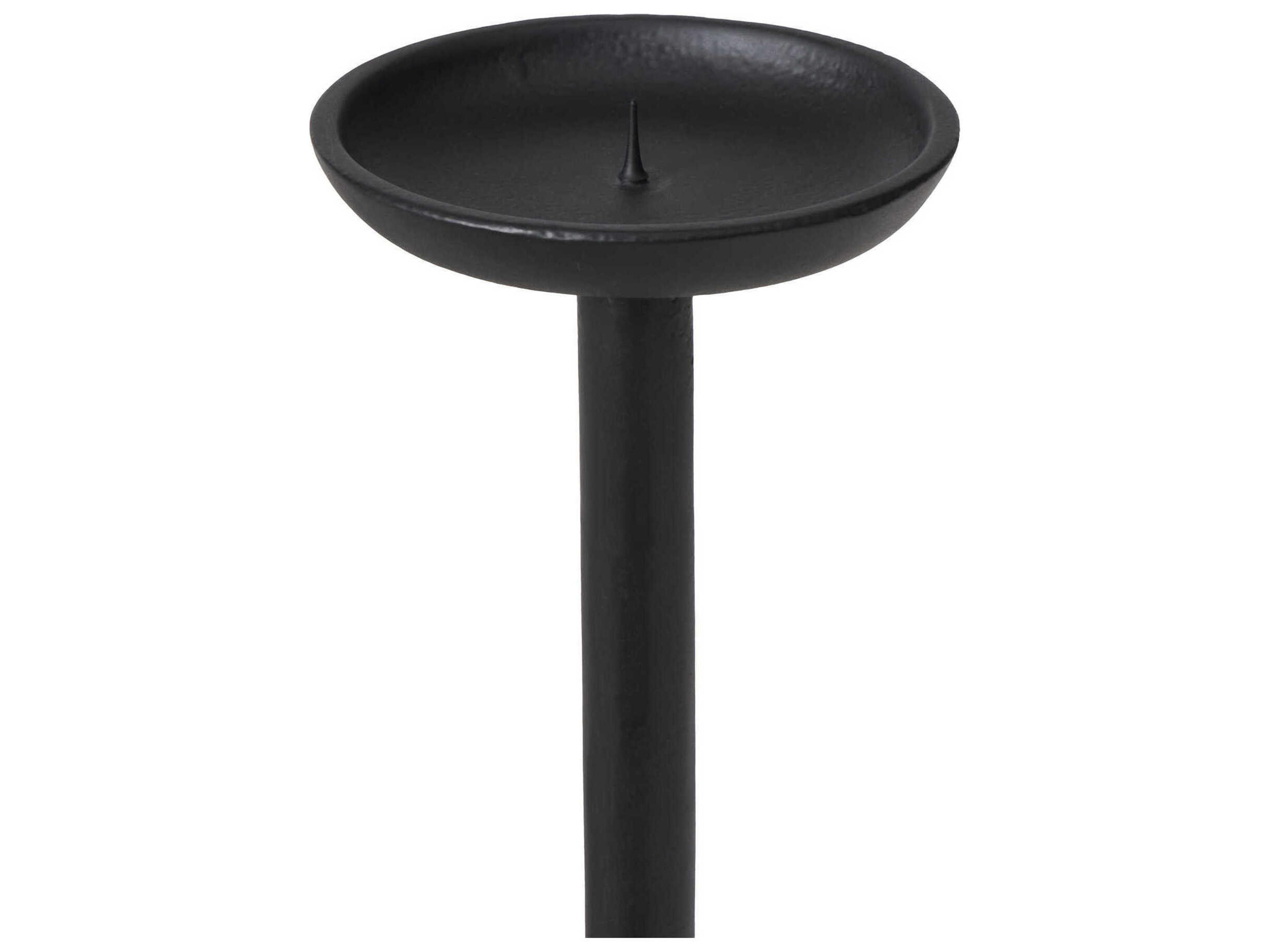 Renwil Anika Matte Black Candle Holder