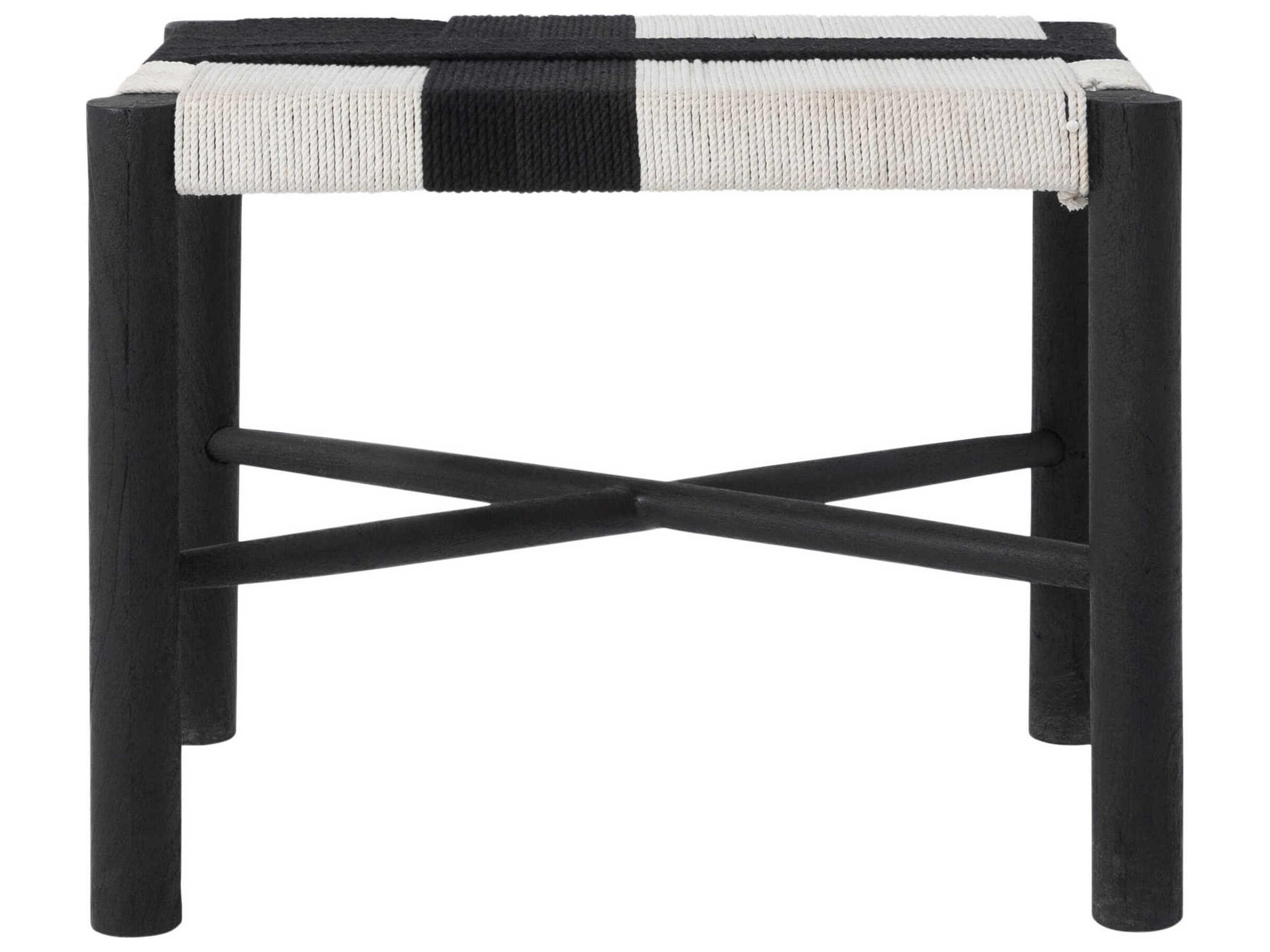 Renwil Plex Black Accent Stool