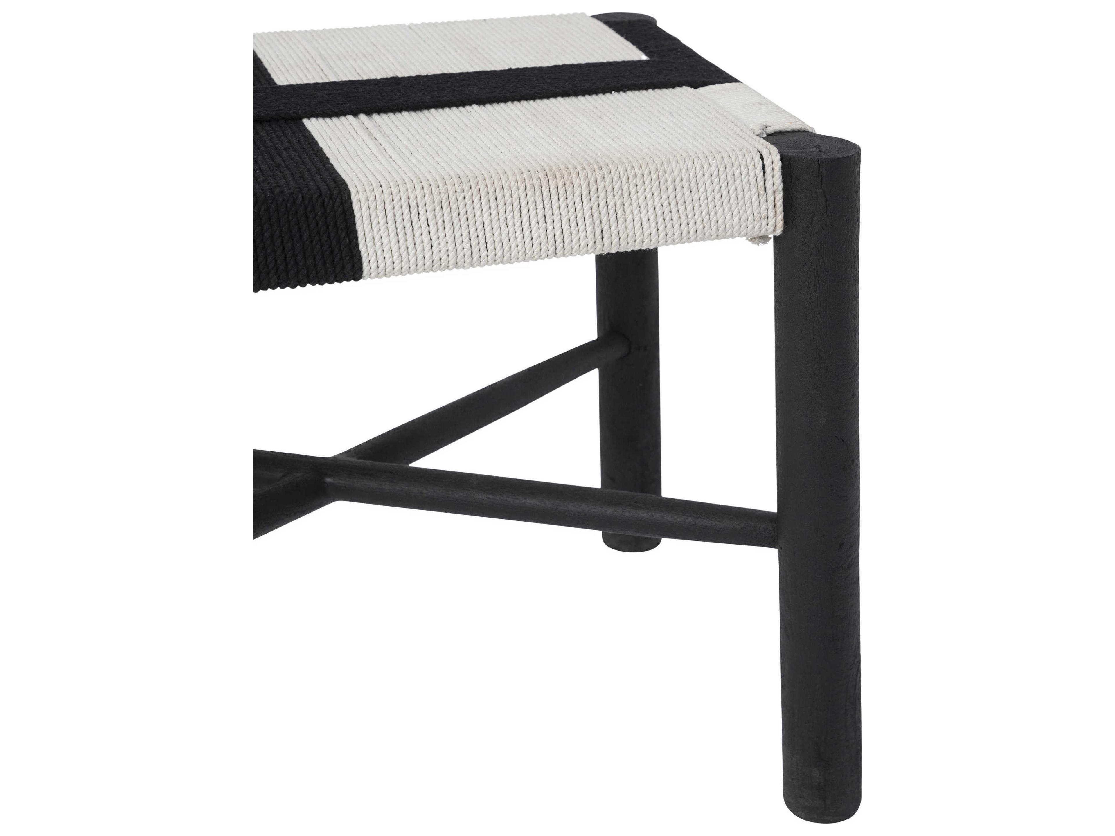 Renwil Plex Black Accent Stool