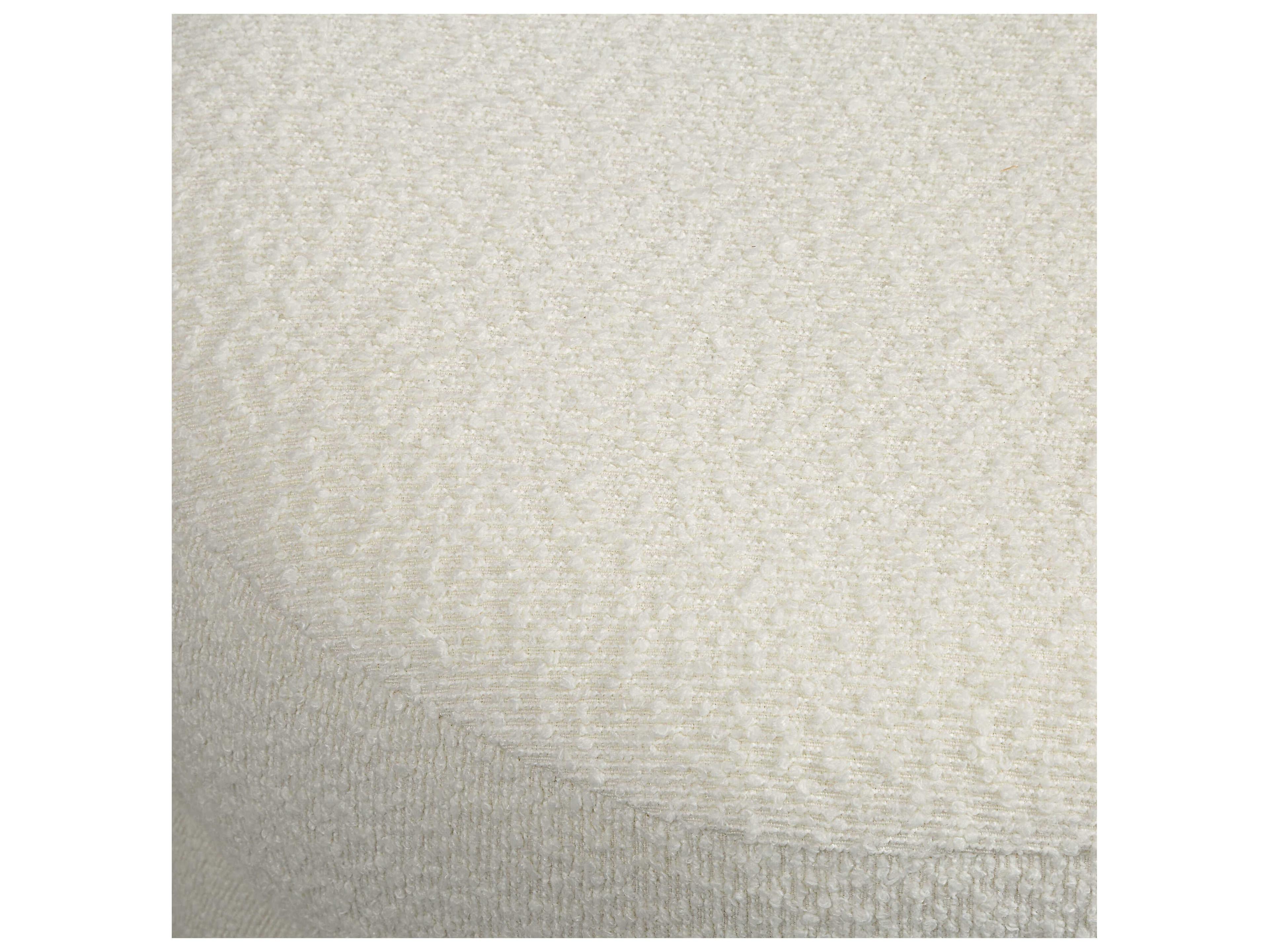 Renwil Miele Ivory Beige Upholstered Ottoman