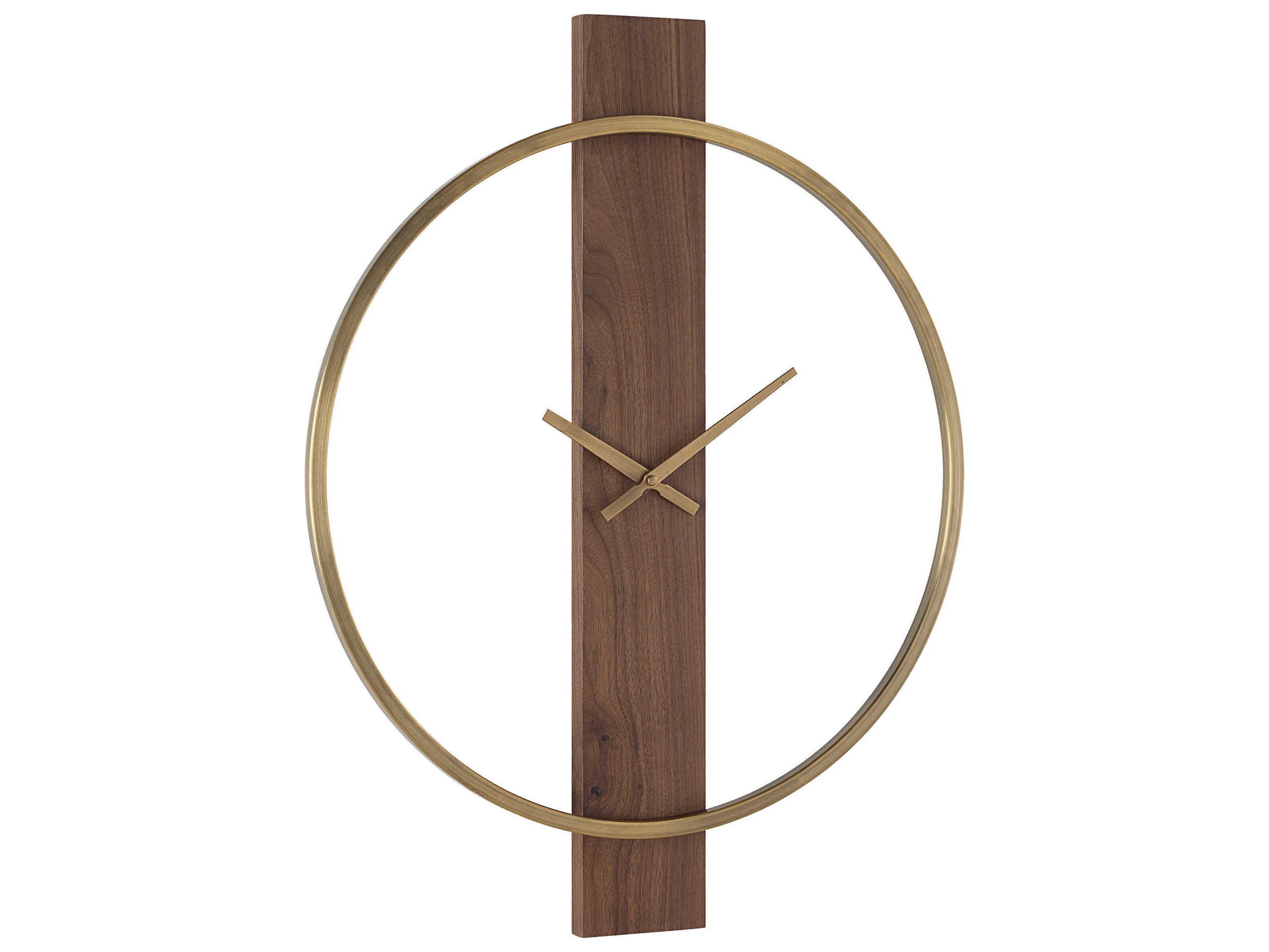 Renwil Avigail Antique Brushed Brass Wall Clock