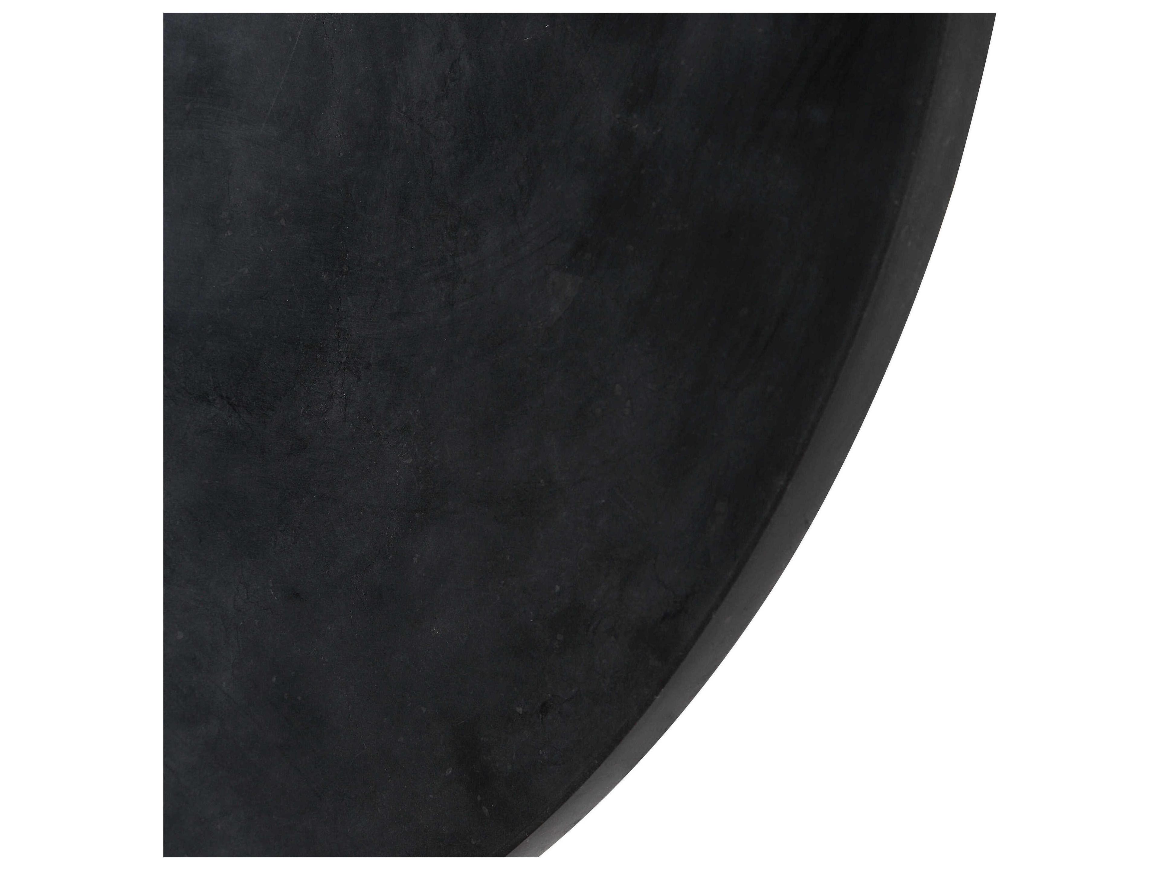 Renwil Darnay Honed Black Wall Clock