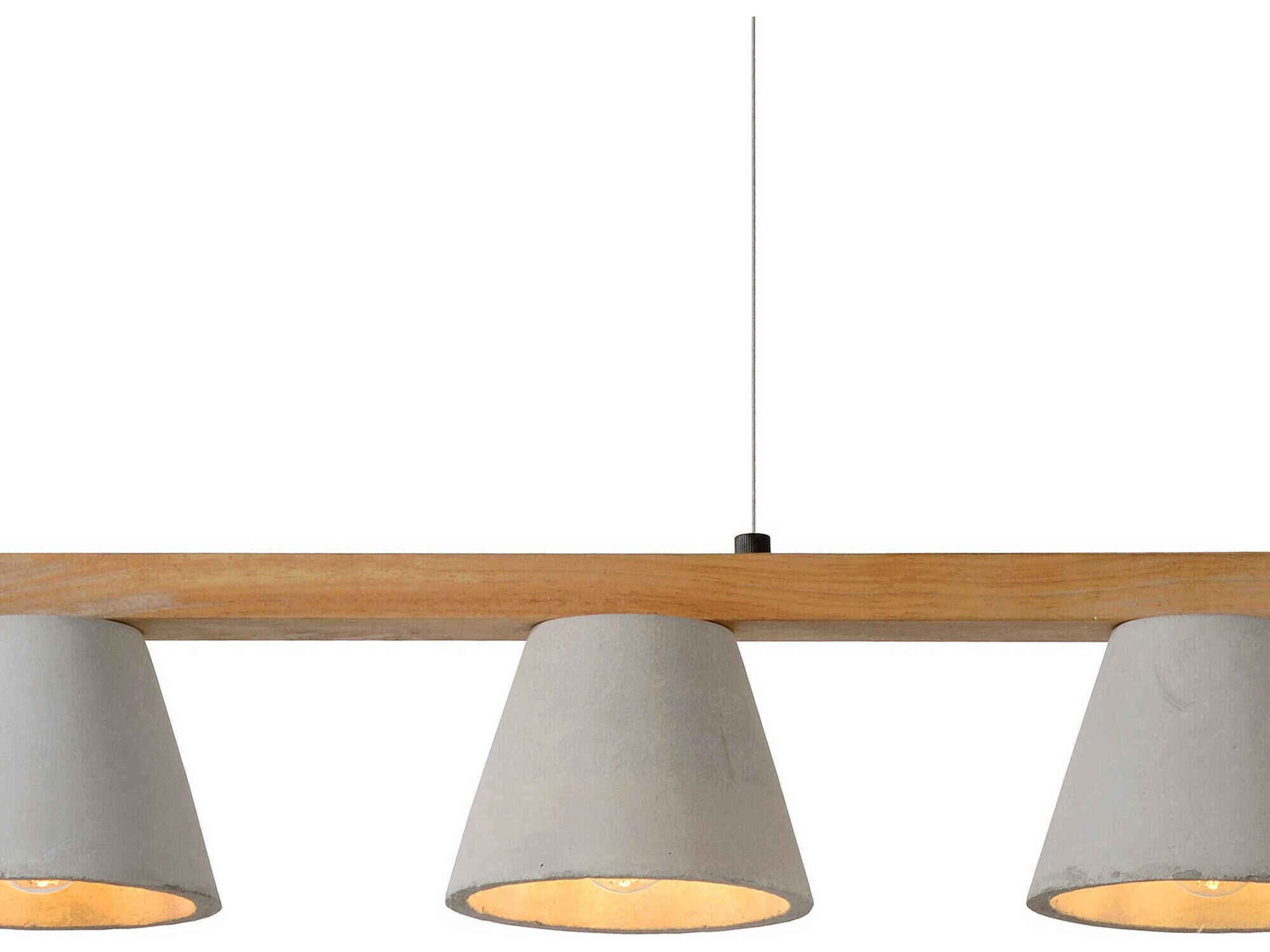 Renwil Zain 5-Light Grey Brown Island Pendant