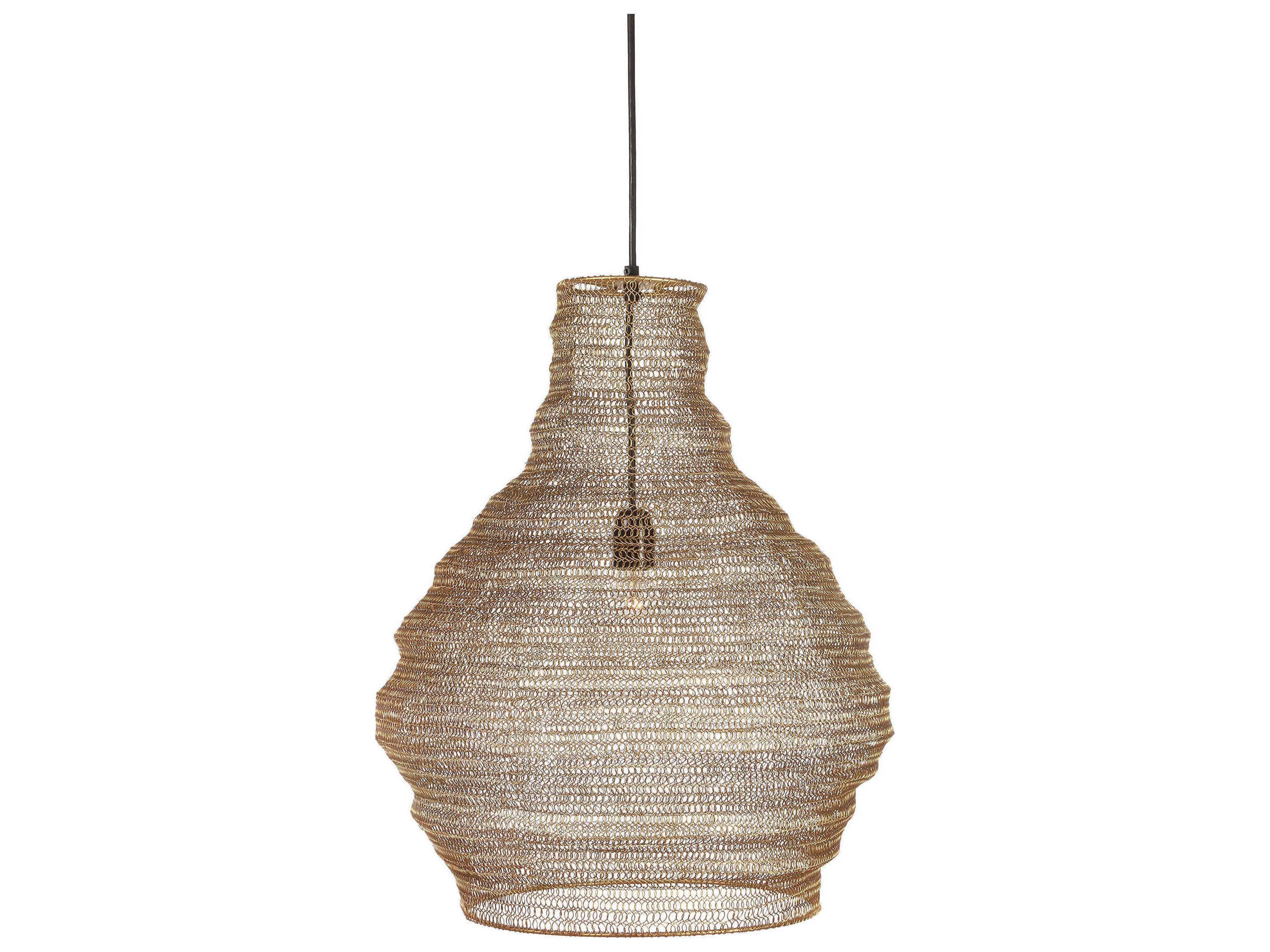 Renwil Gere 1-Light Gold Pendant
