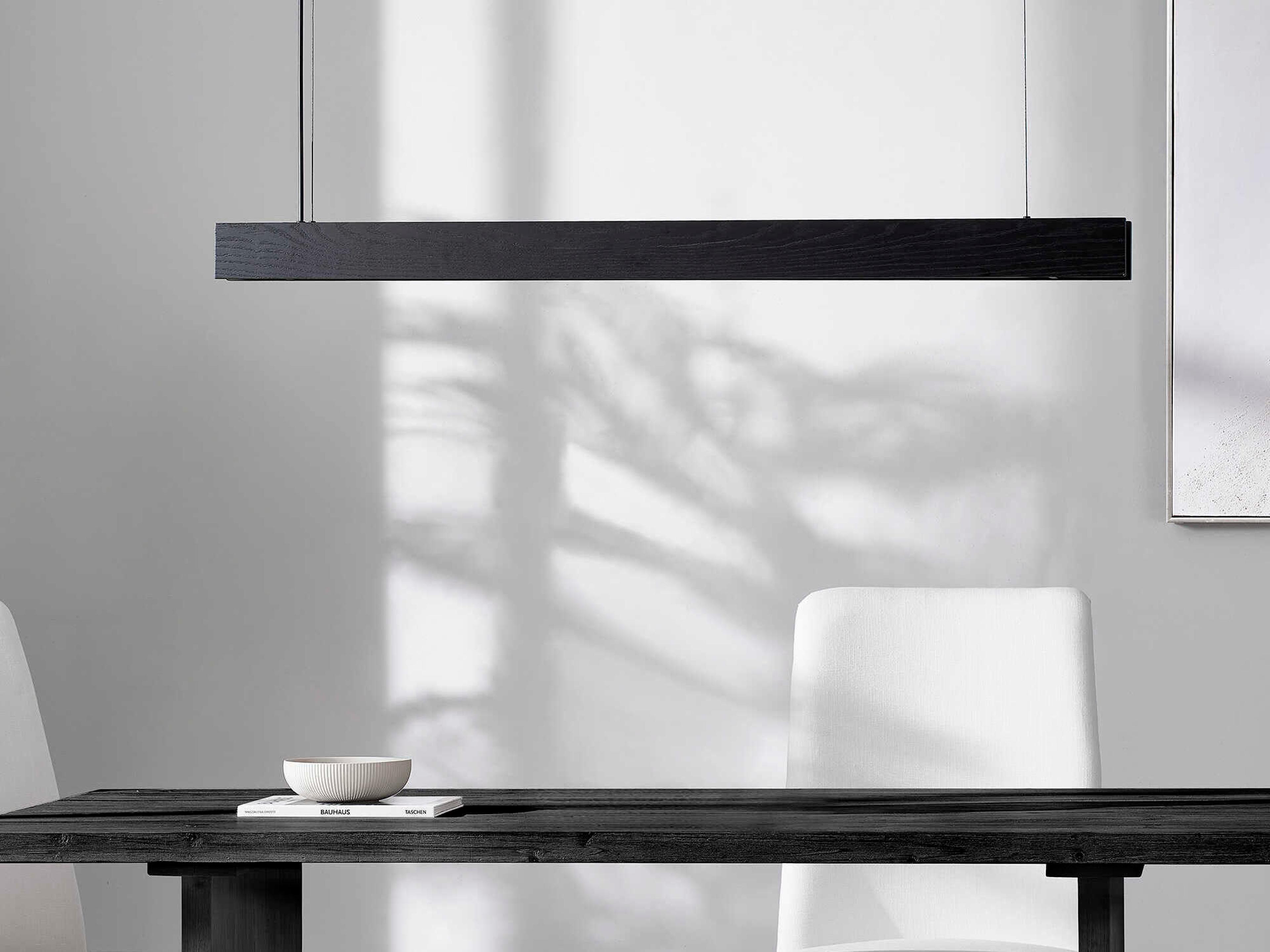 Renwil Taya 1-Light Matte Black Linear Island Pendant