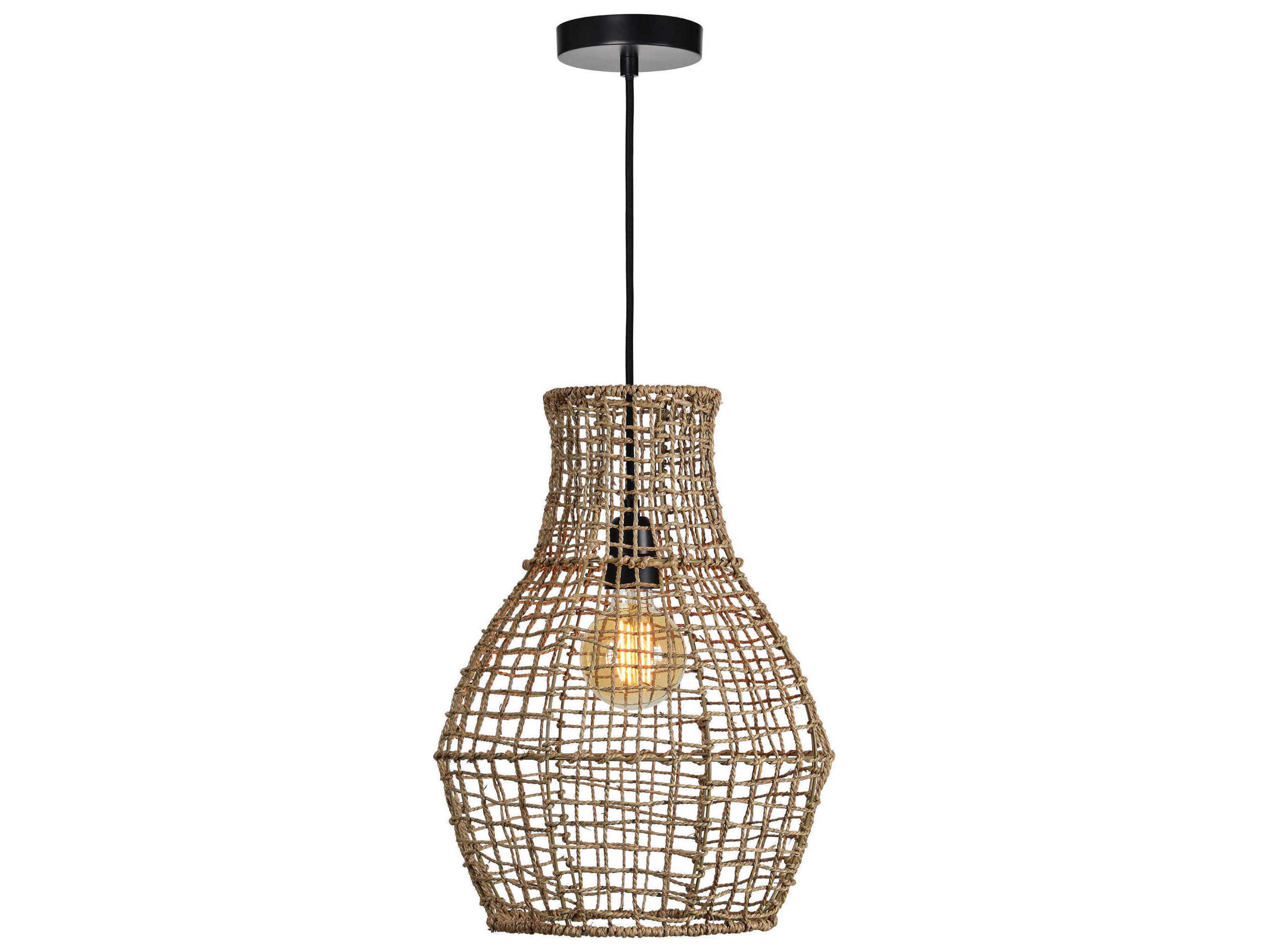 Nahanni 1-Light Brown Pendant