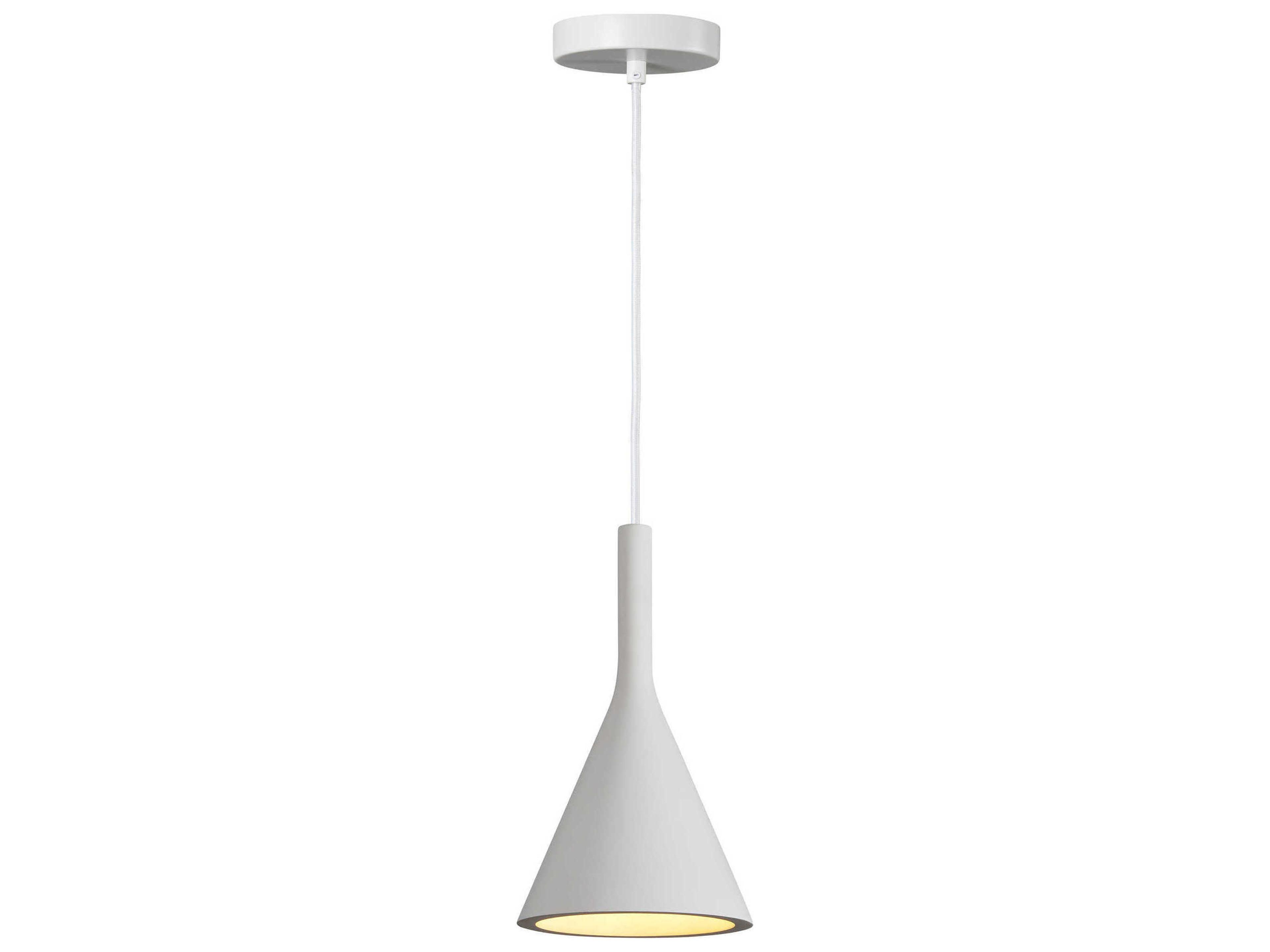 Renwil Hottah 1-Light White Mini Pendant