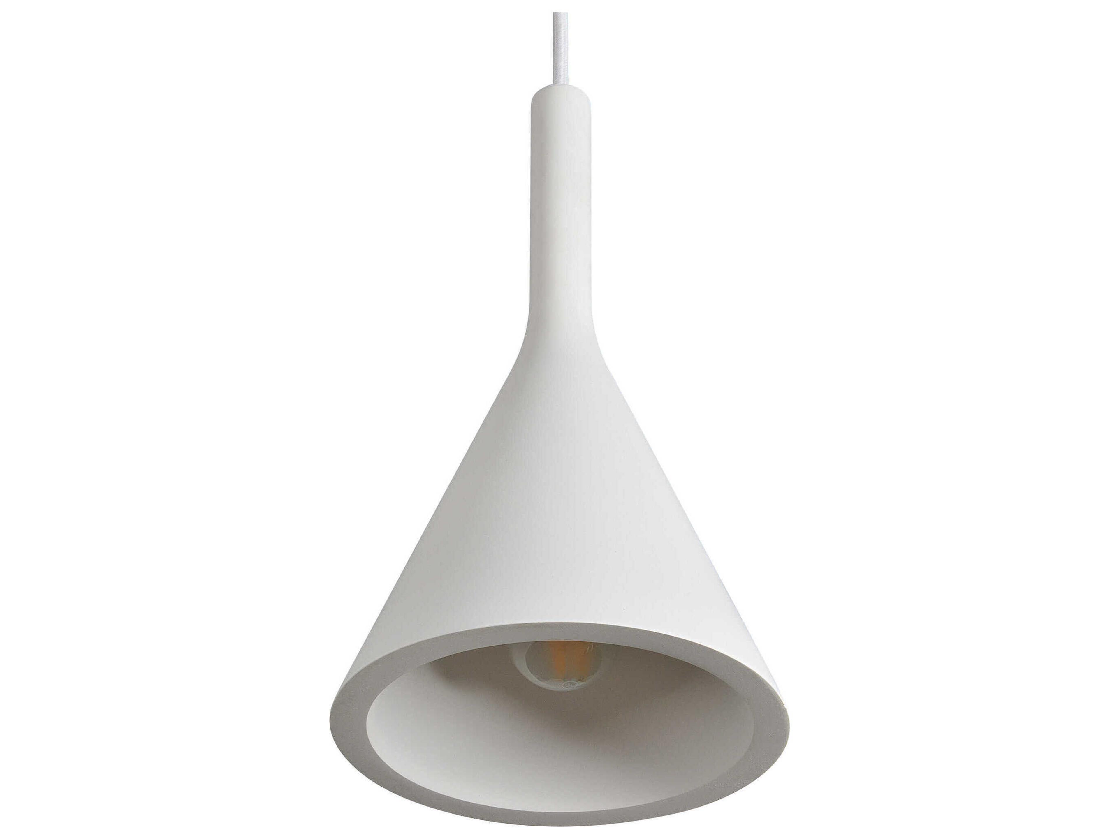 Renwil Hottah 1-Light White Mini Pendant