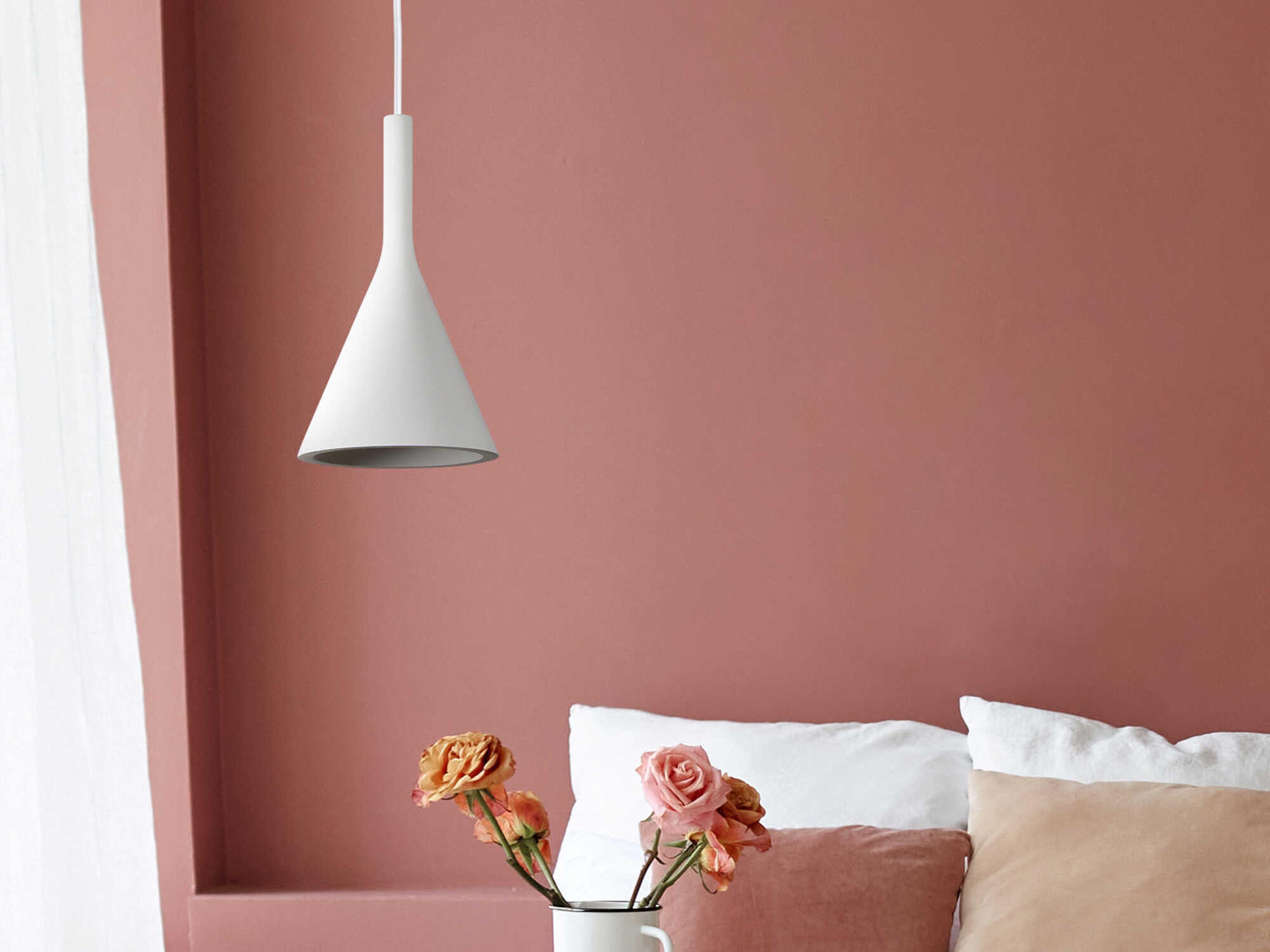 Renwil Hottah 1-Light White Mini Pendant