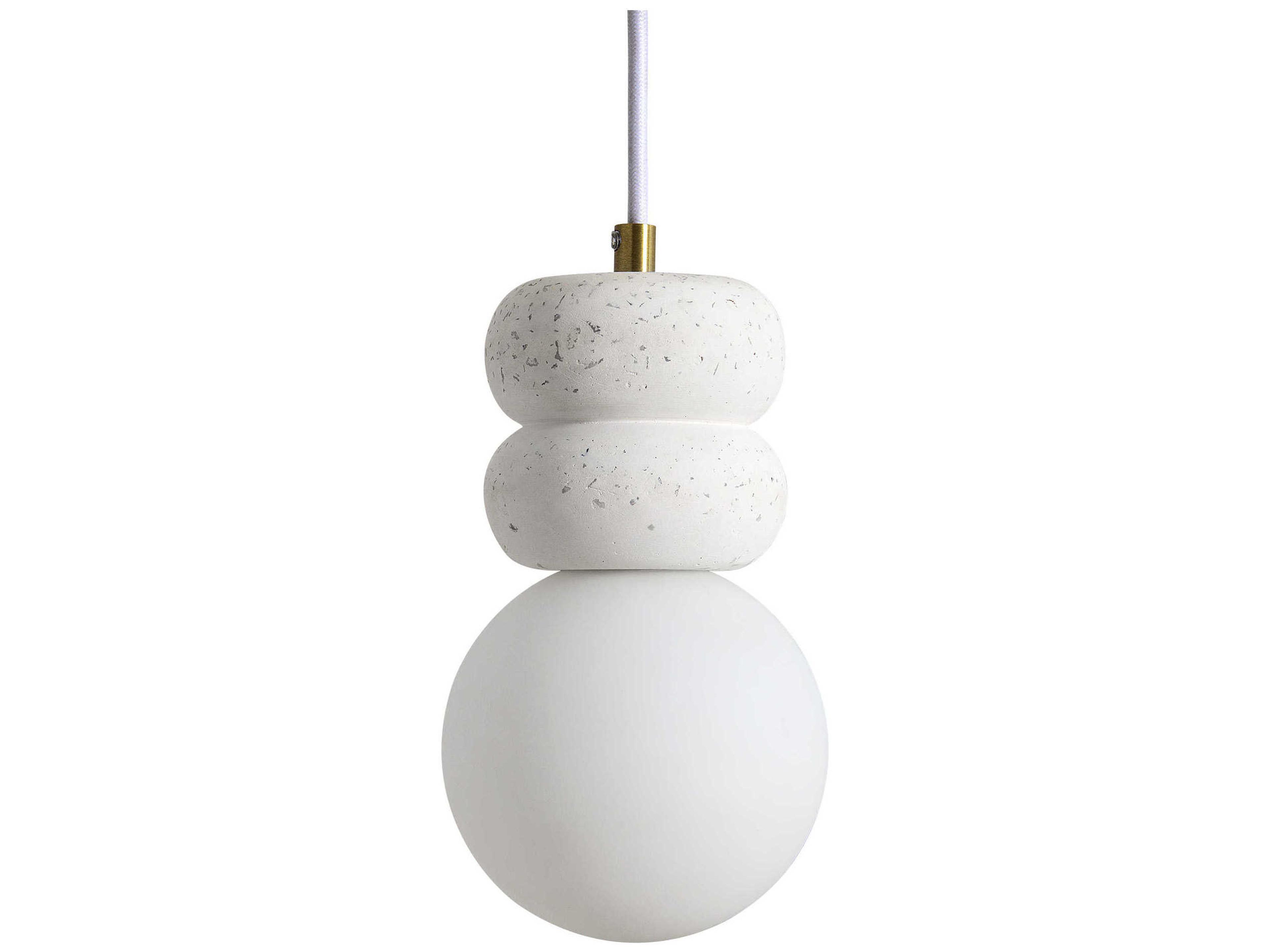 Renwil Candra 1-Light White Mini Pendant