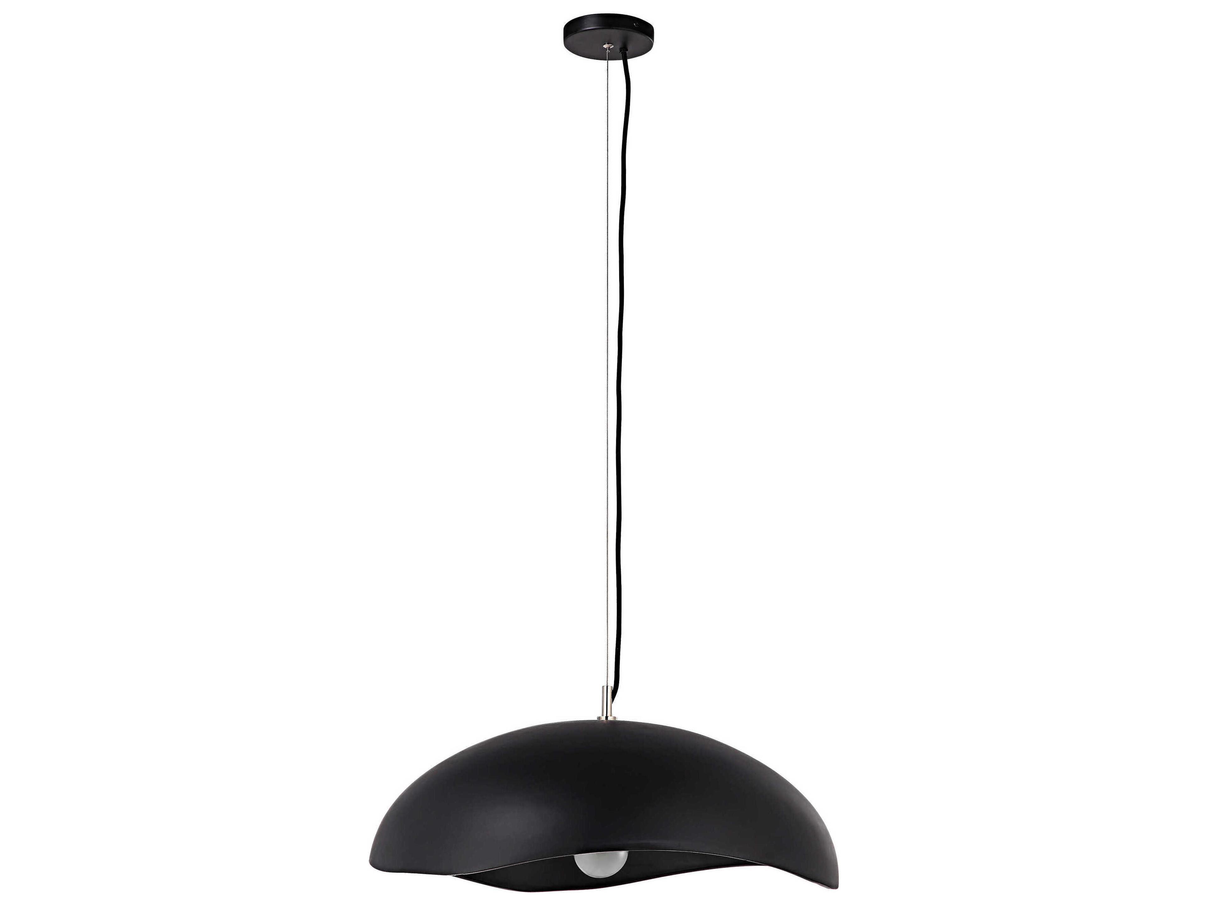 Filomena 1-Light Matte Black Pendant