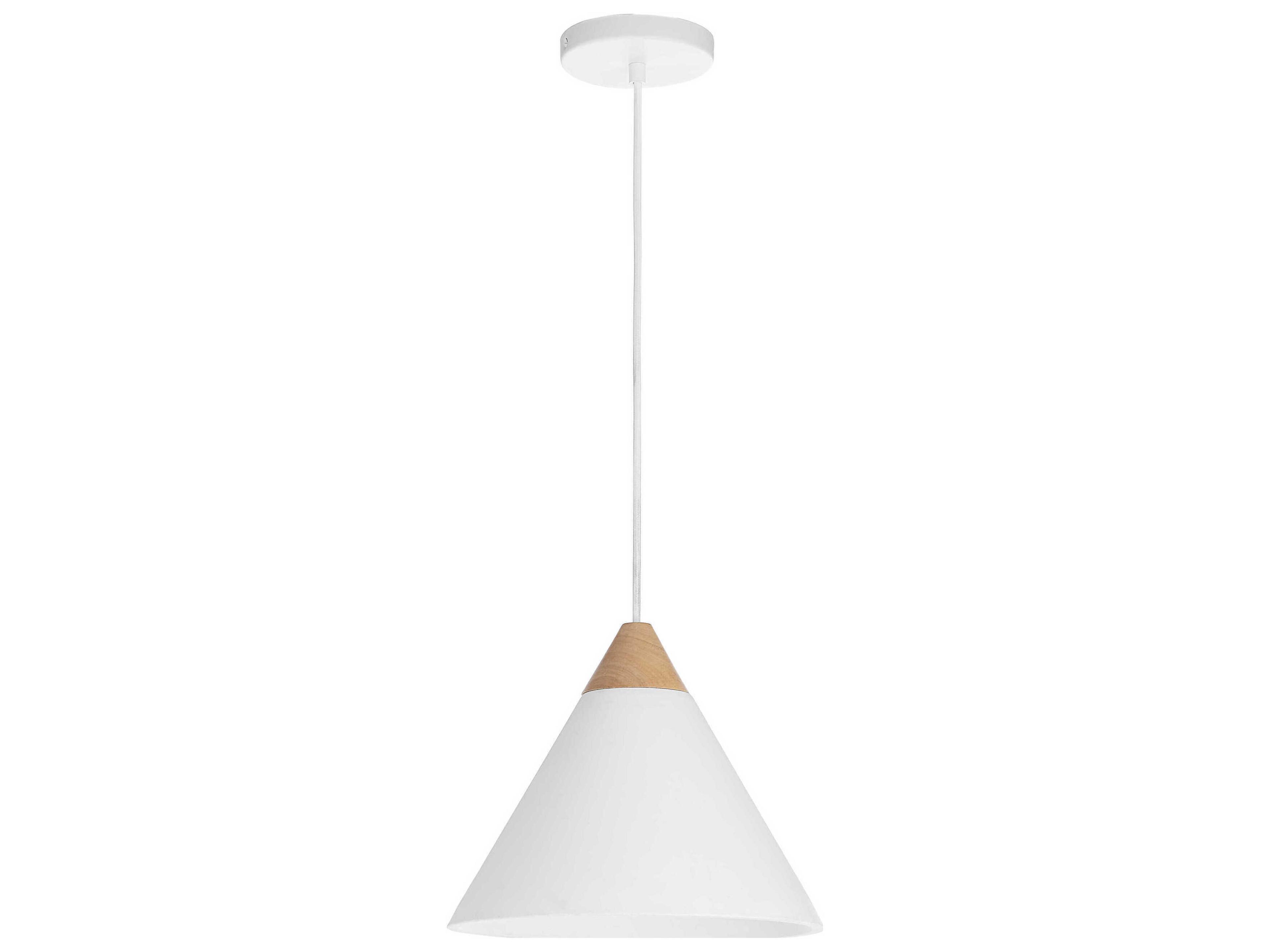 Daya 1-Light White Mini Pendant