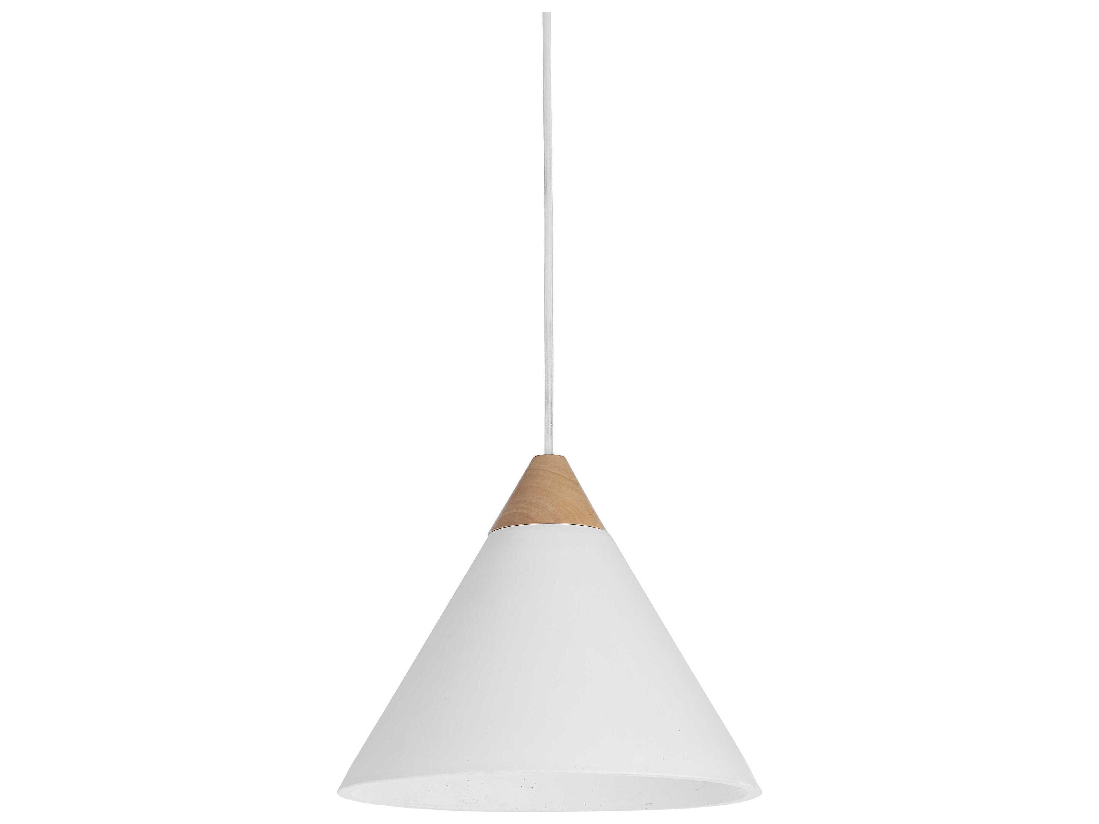 Renwil Daya 1-Light White Mini Pendant