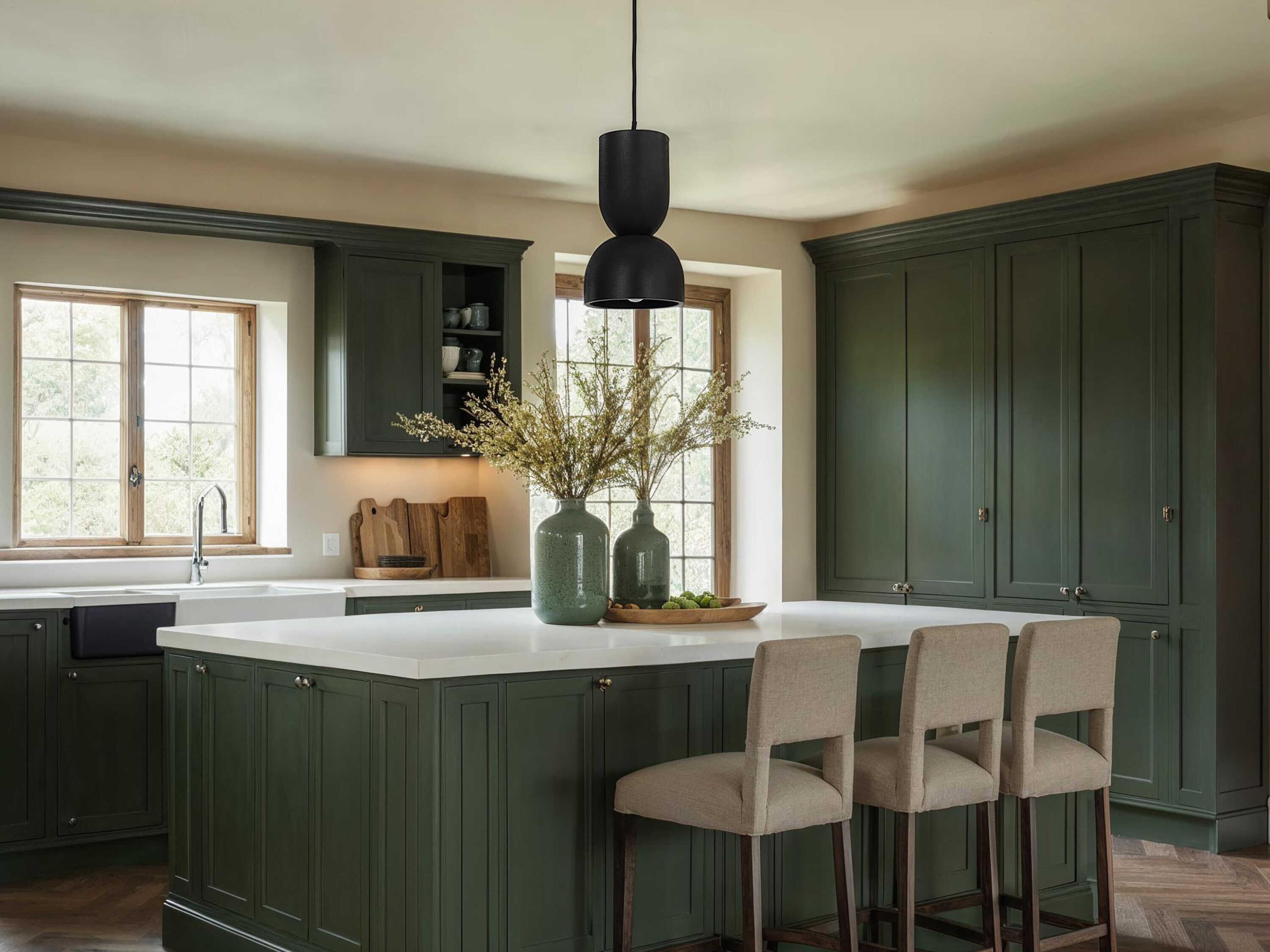 Renwil Caen 1-Light Black Mini Pendant