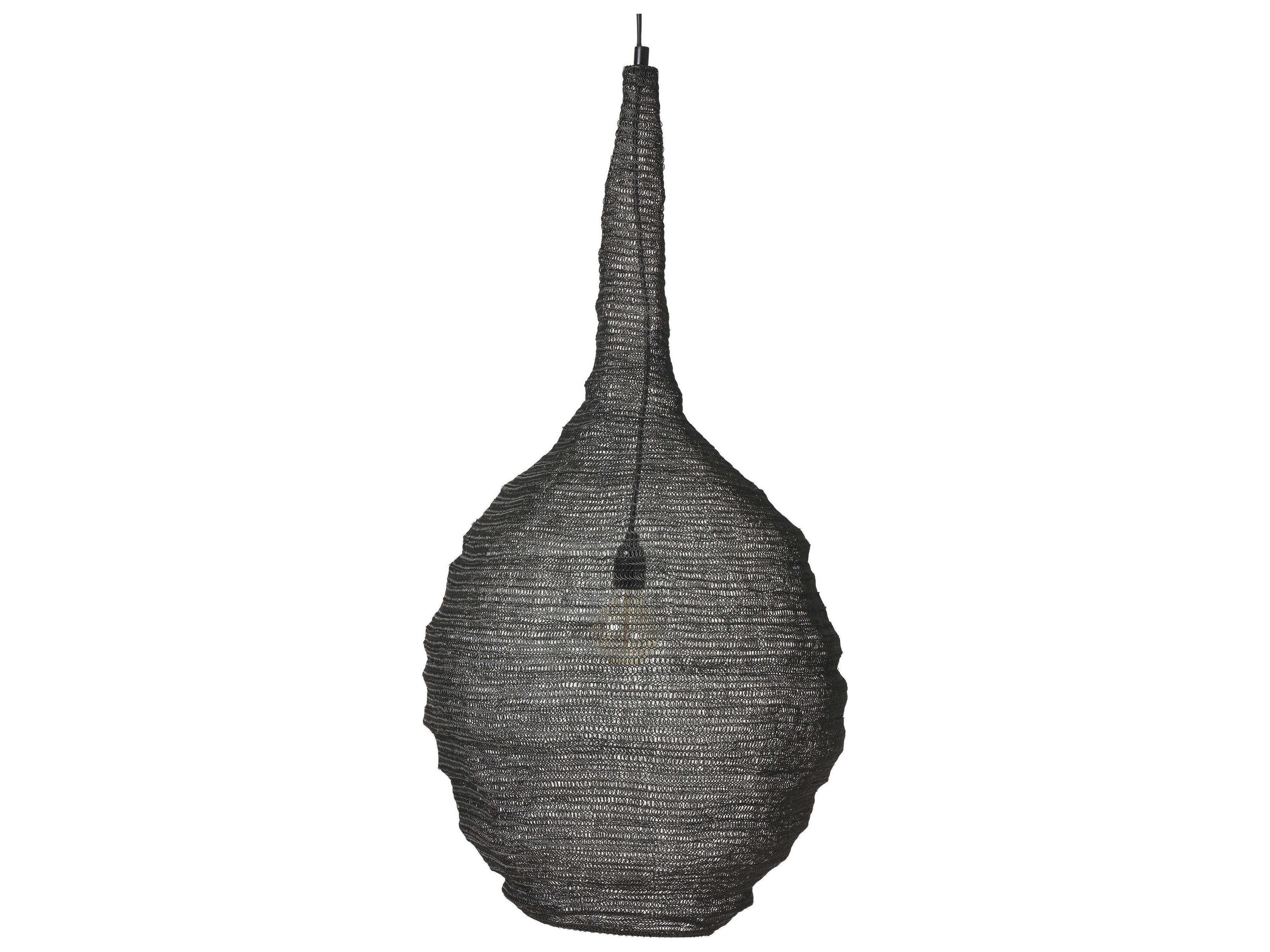 Corfu 1-Light Black Pendant