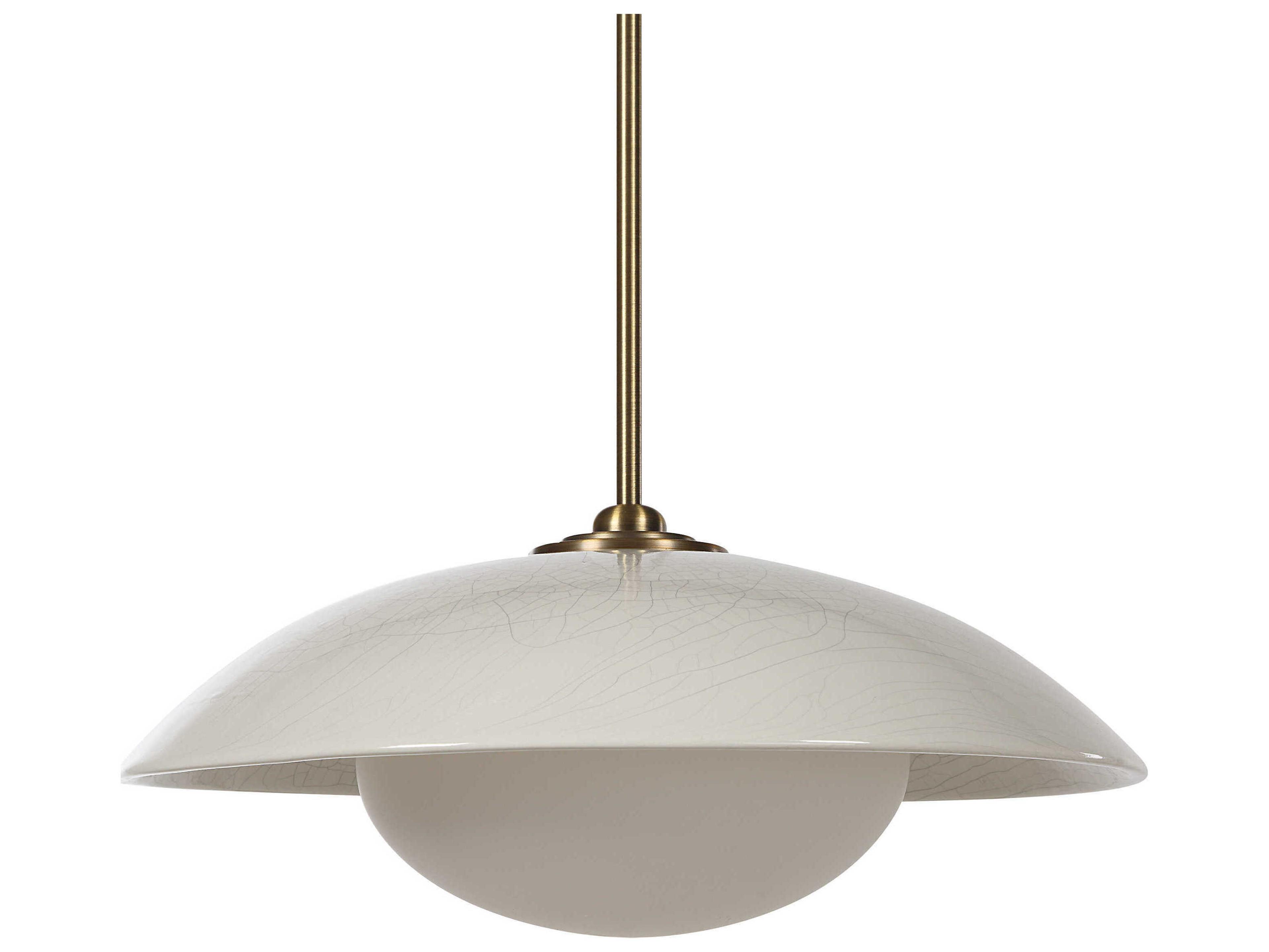 Renwil Abbie 1-Light White Pendant