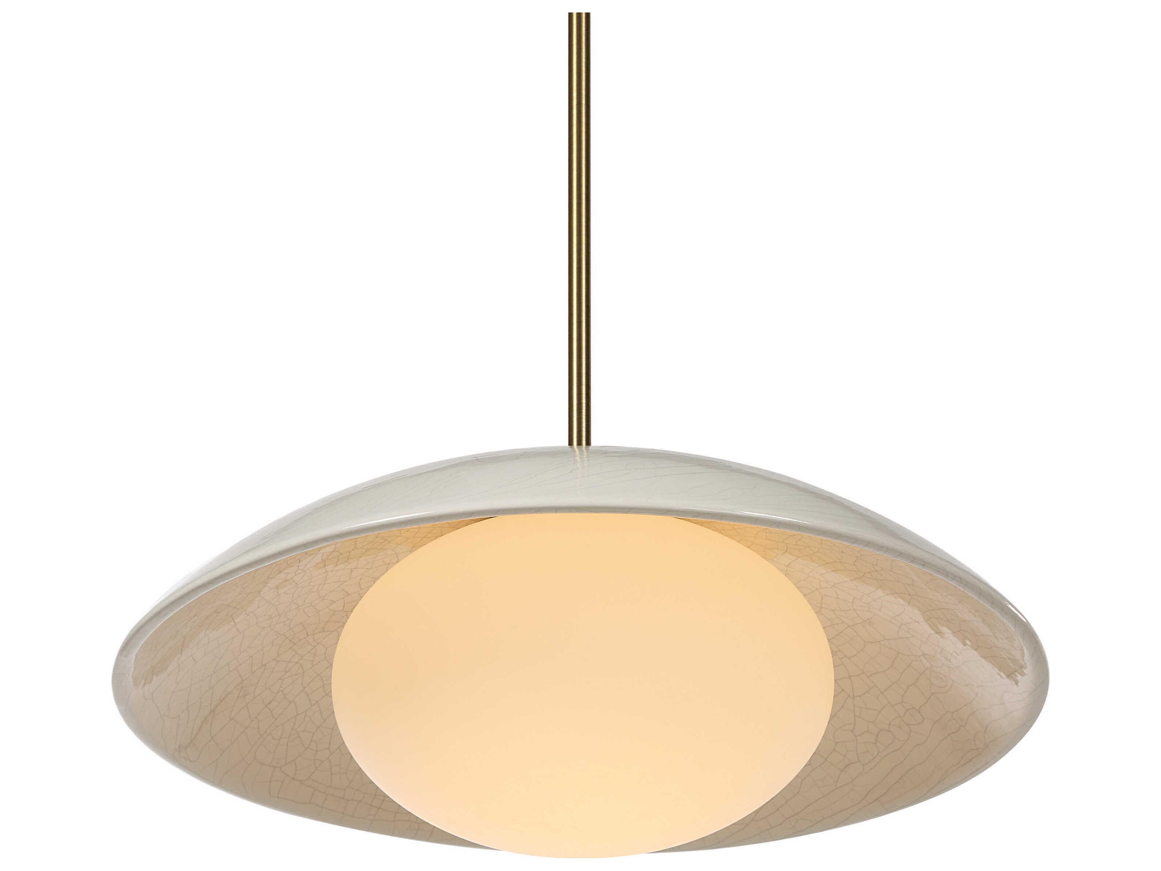 Renwil Abbie 1-Light White Pendant