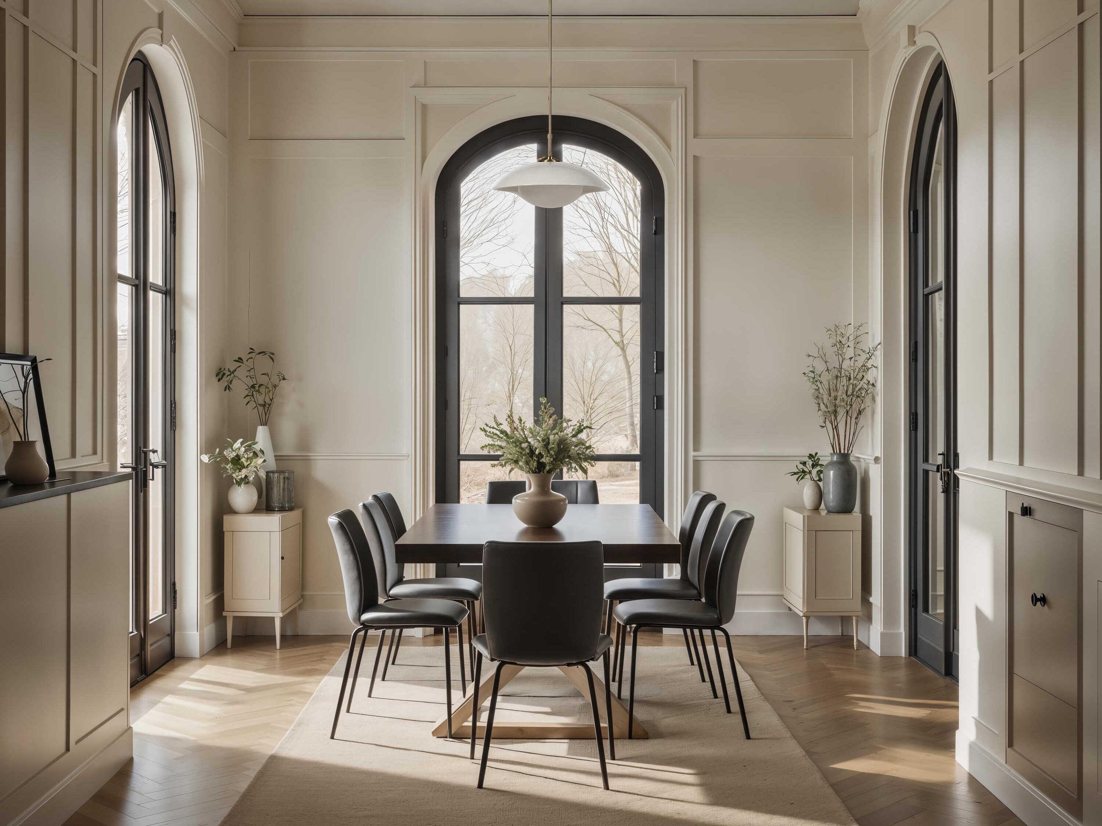 Renwil Abbie 1-Light White Pendant