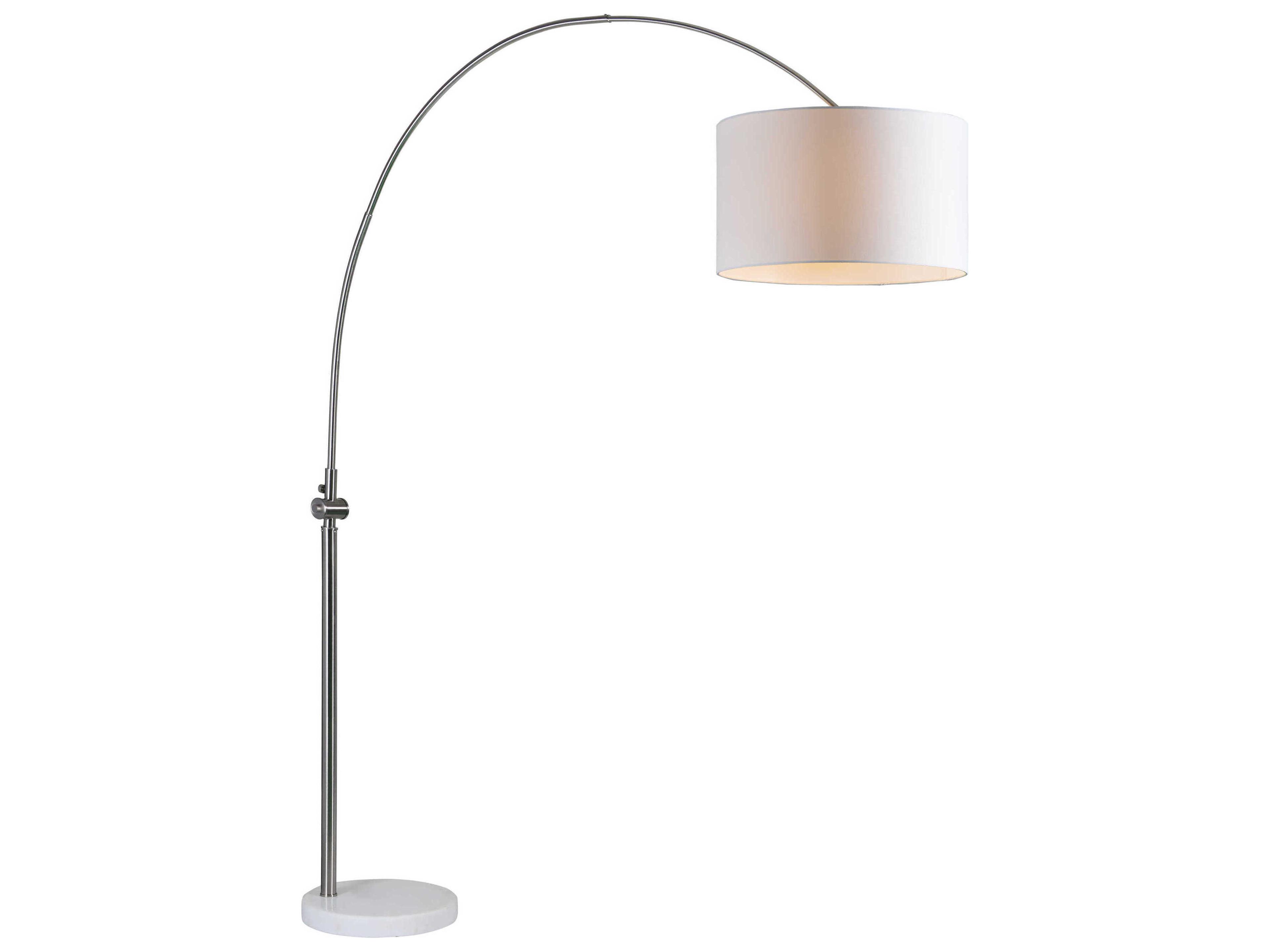 Renwil Cassell Brushed Nickel Floor Lamp