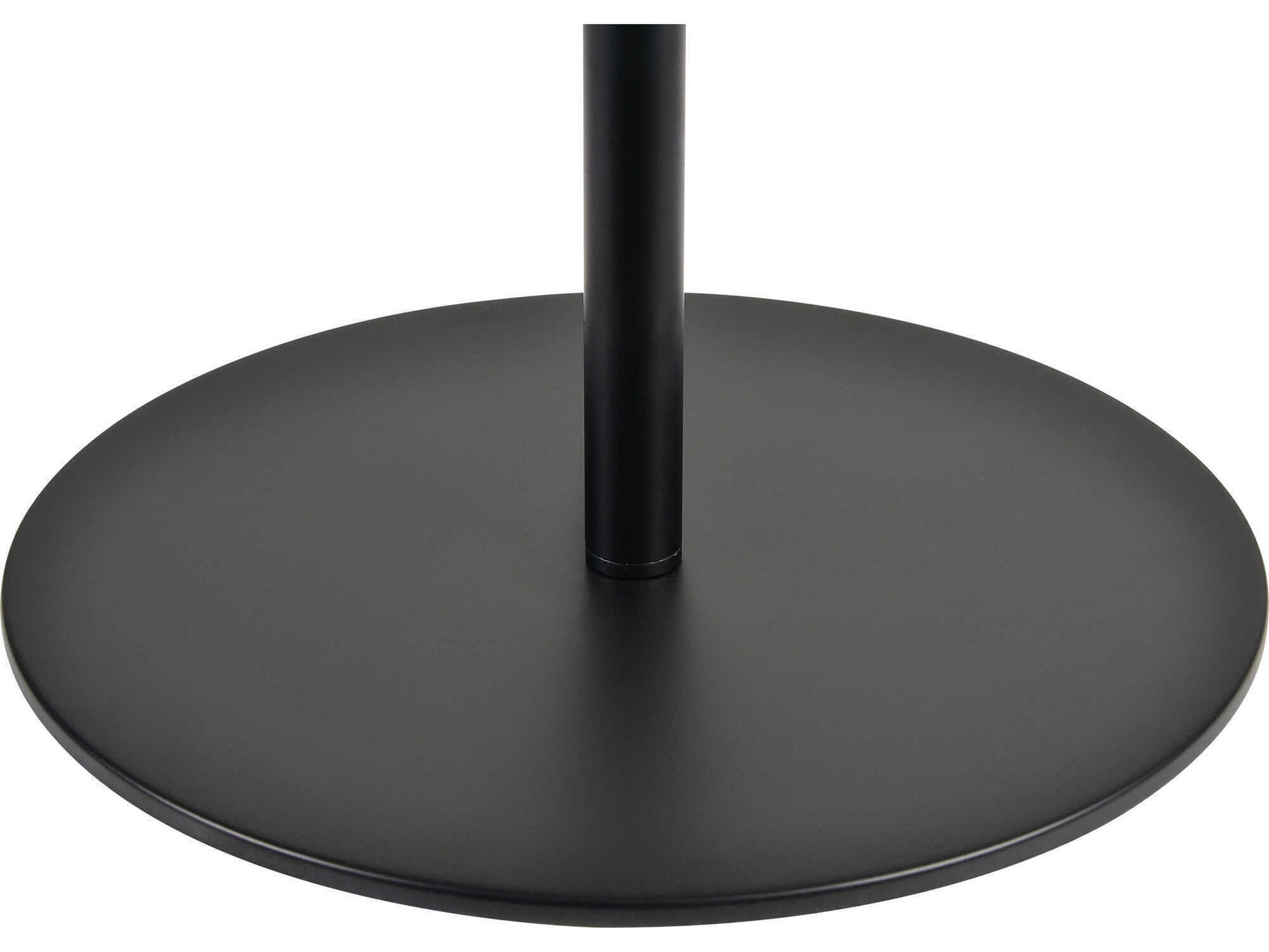 Renwil Nevin Matte Black Floor Lamp