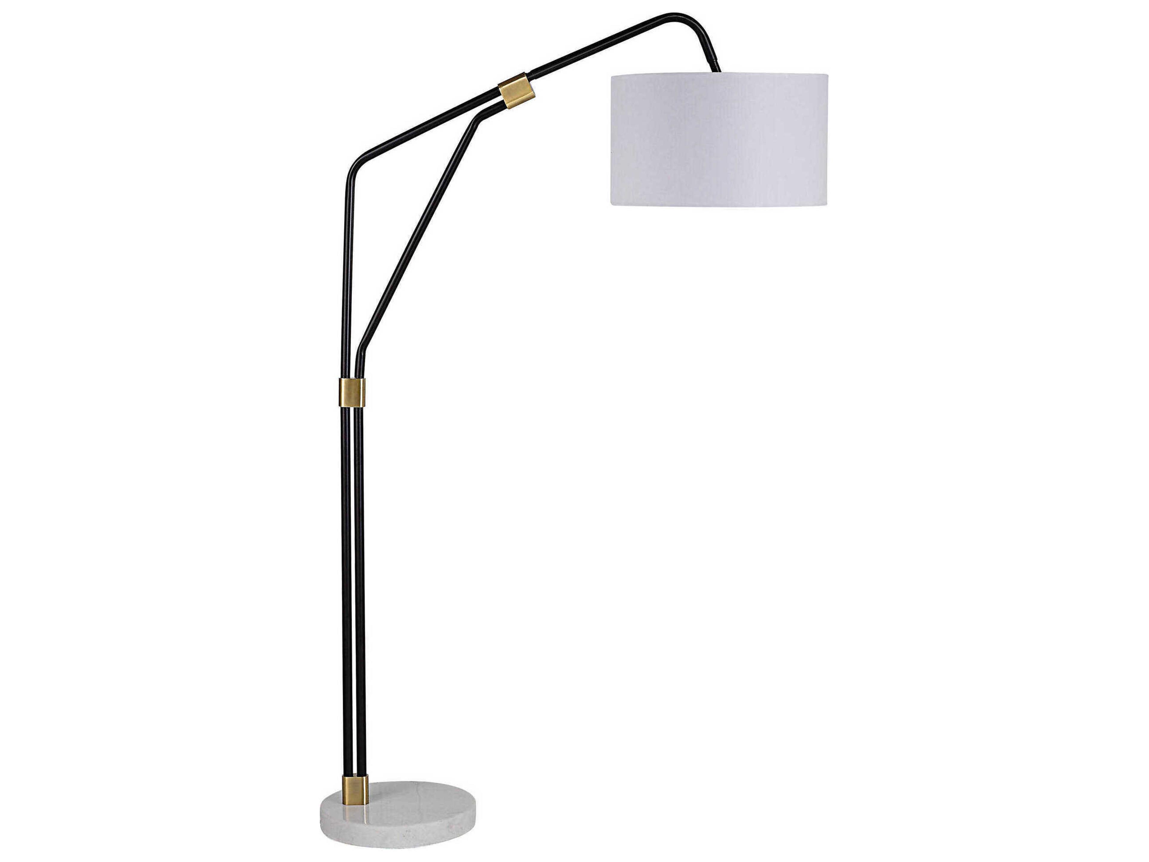 Wroxton Antique Brass Floor Lamp