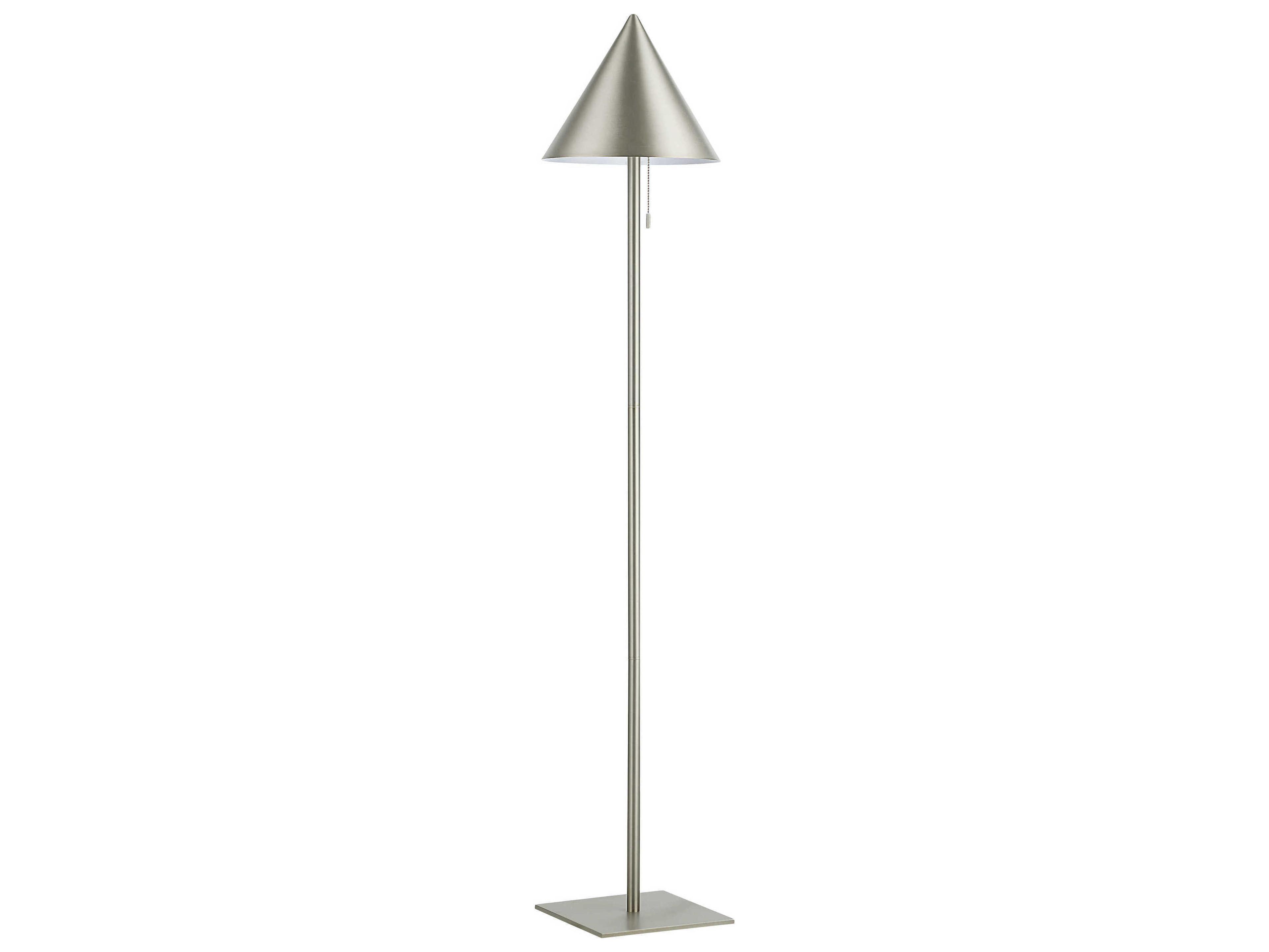 Renwil Kos Champagne Plated Iron Silver Floor Lamp
