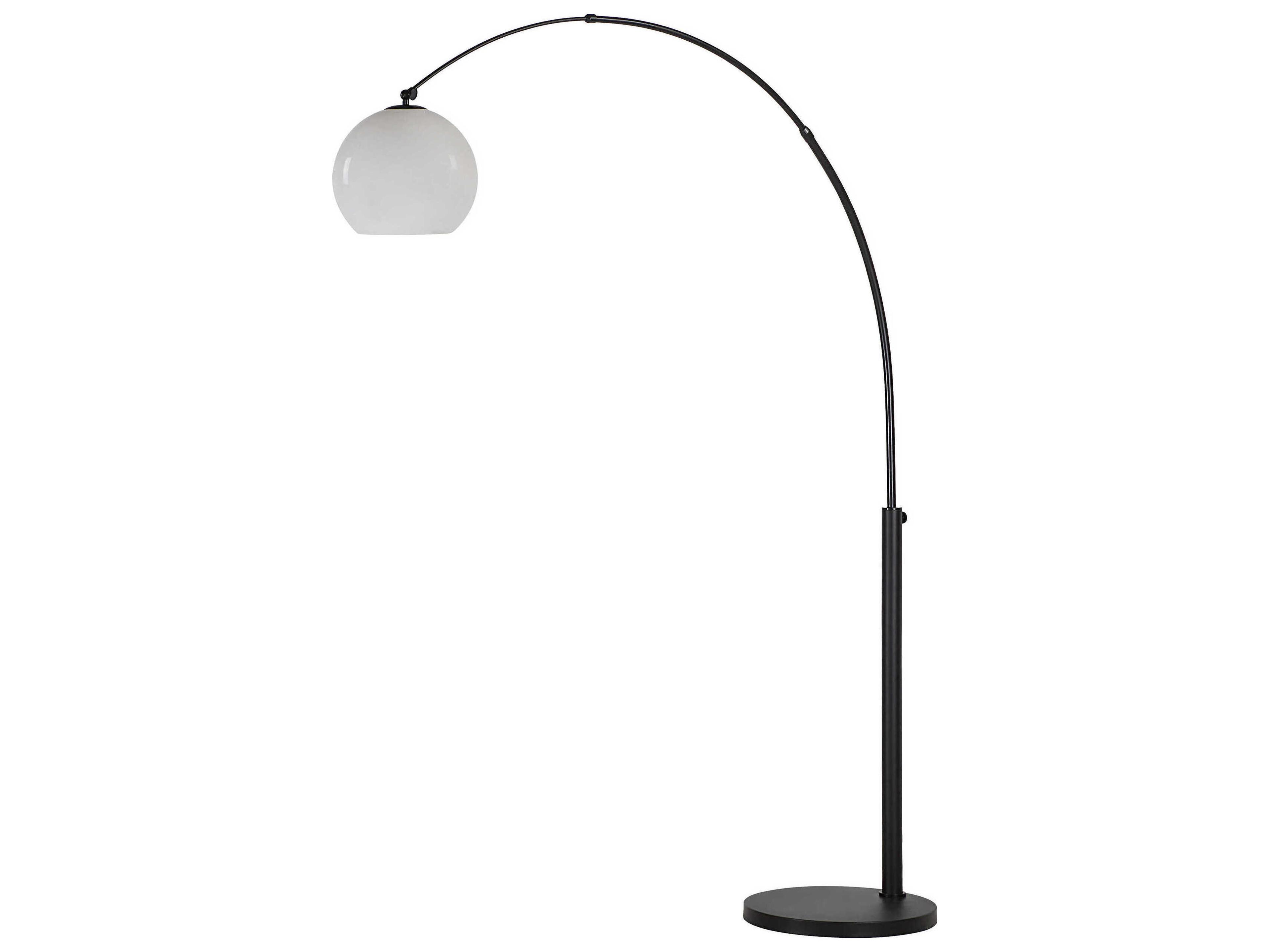 Renwil Pura Powder Coated Black Floor Lamp