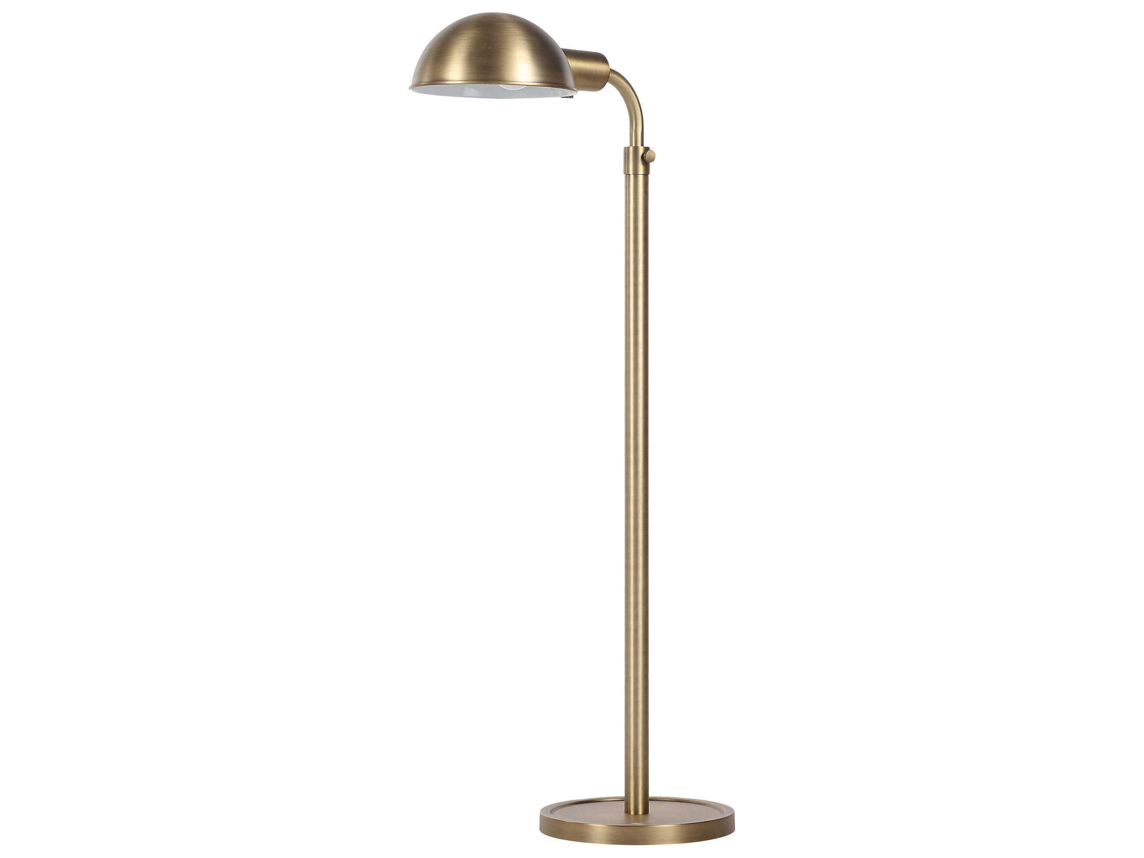 Cos Dark Antique Brushed Brass Floor Lamp
