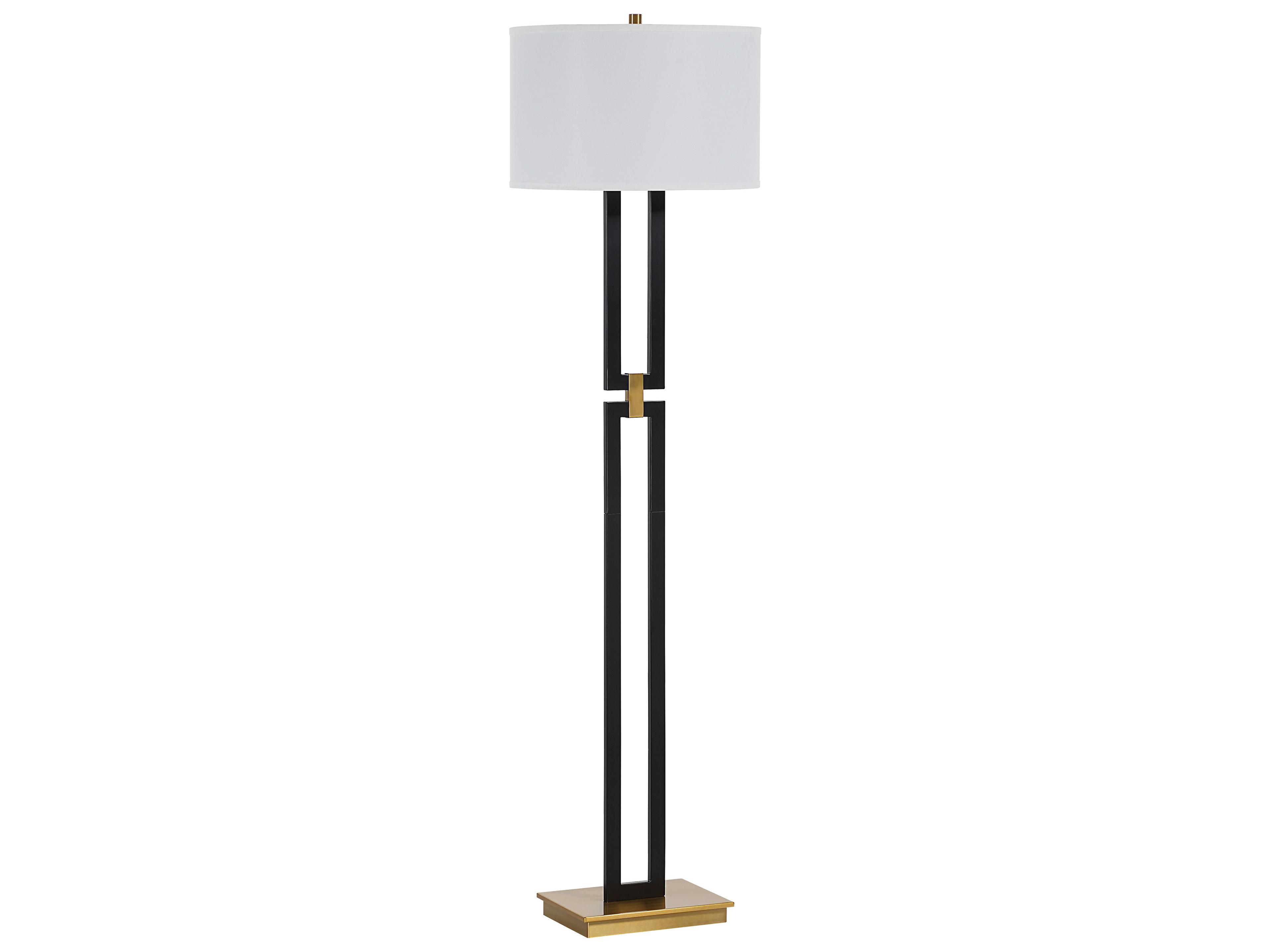 Renwil Theo Matte Black Floor Lamp