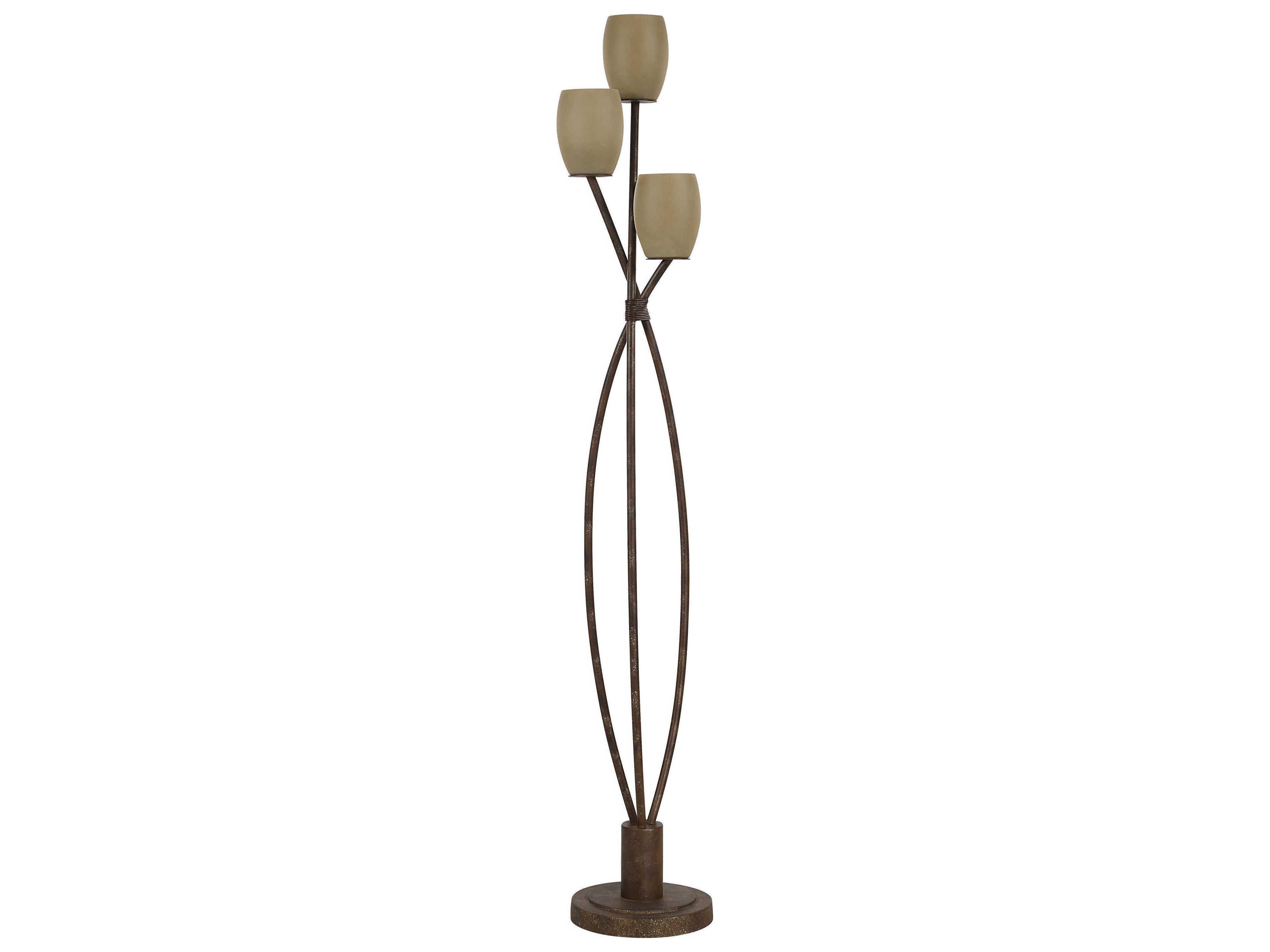 Soan Copper Bronze Gold Floor Lamp
