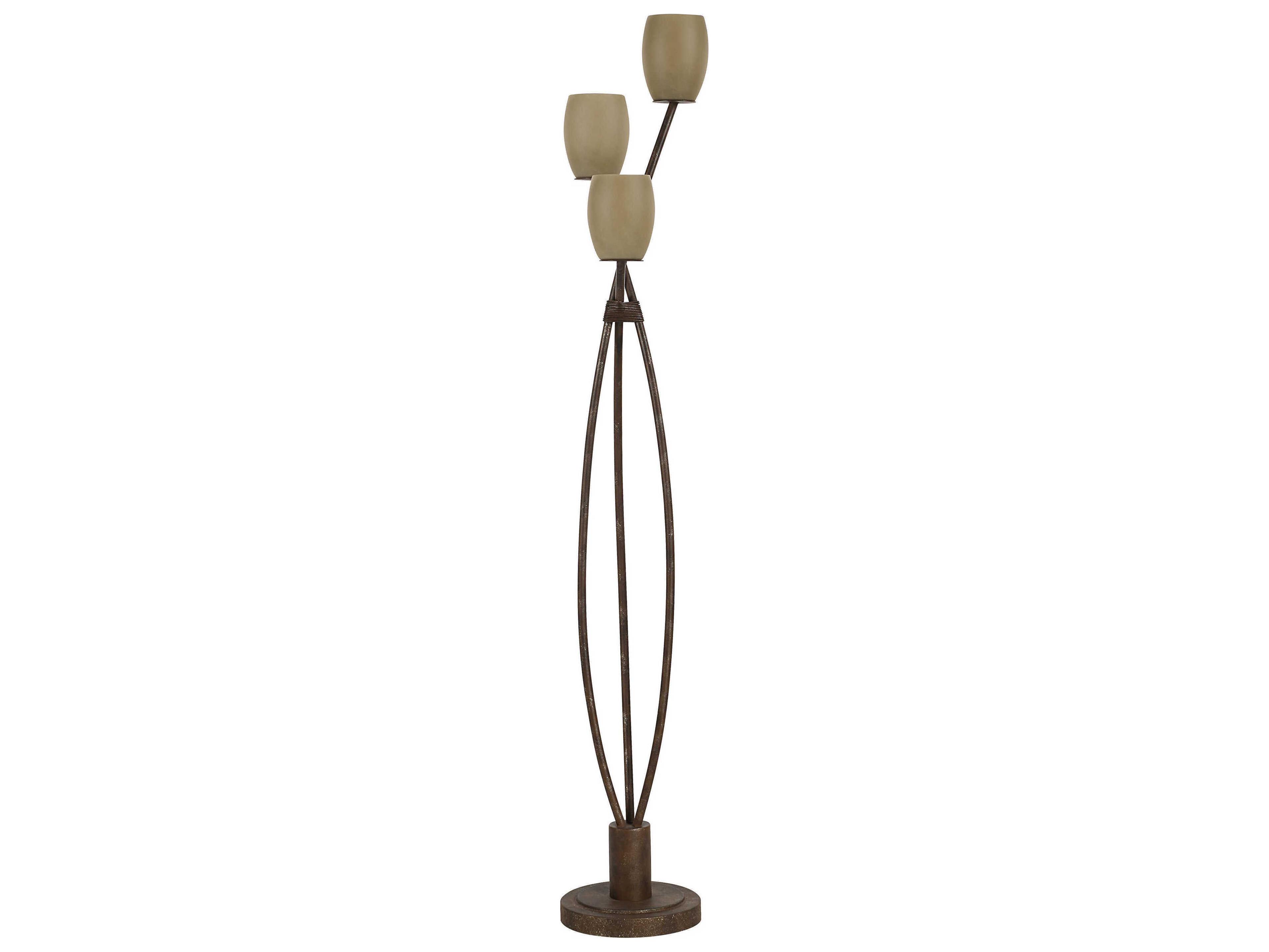Renwil Soan Copper Bronze Gold Floor Lamp