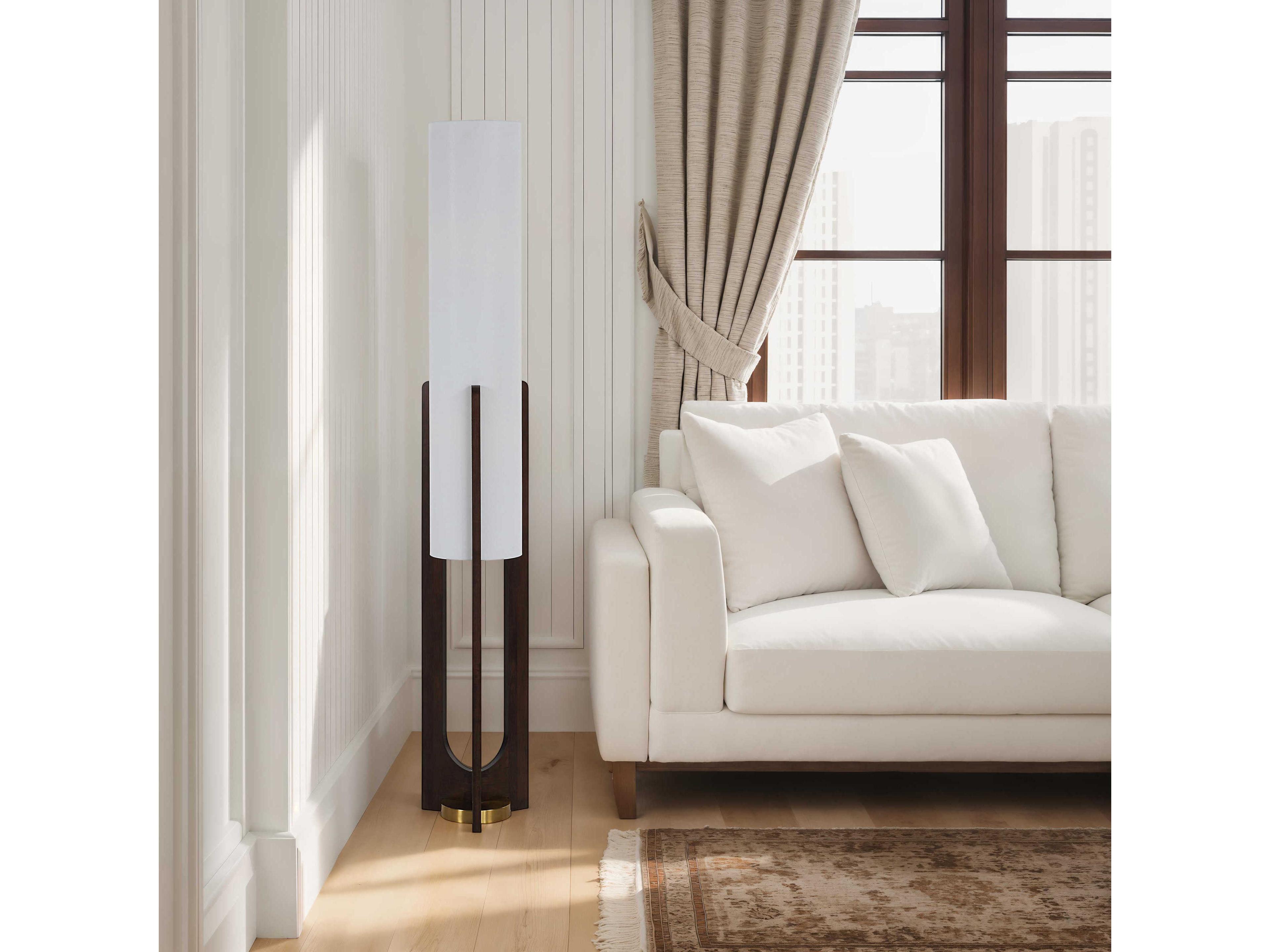 Renwil Mael Warm Gold Brown Floor Lamp