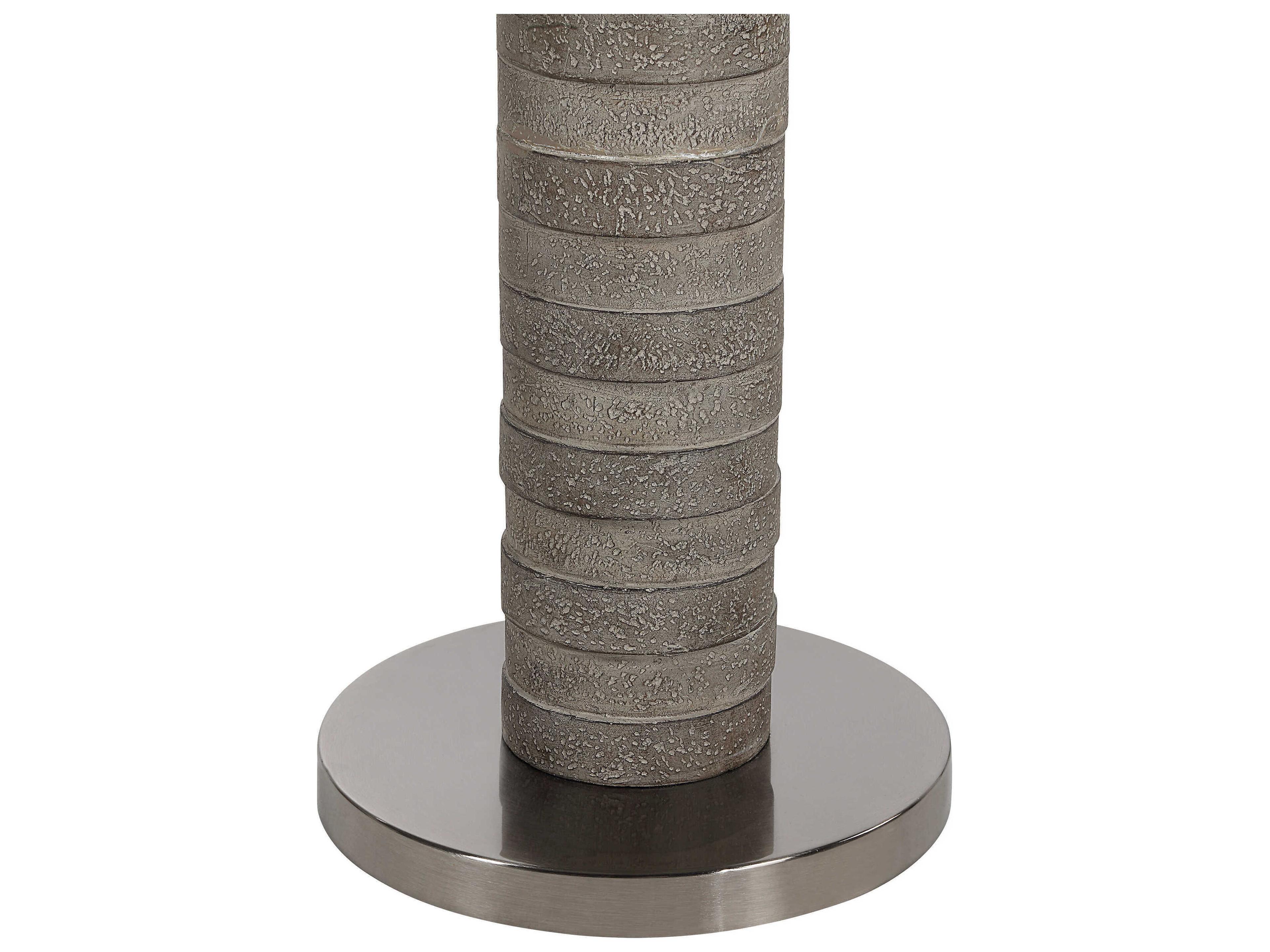 Renwil Moringa Warm Charcoal Grey Floor Lamp