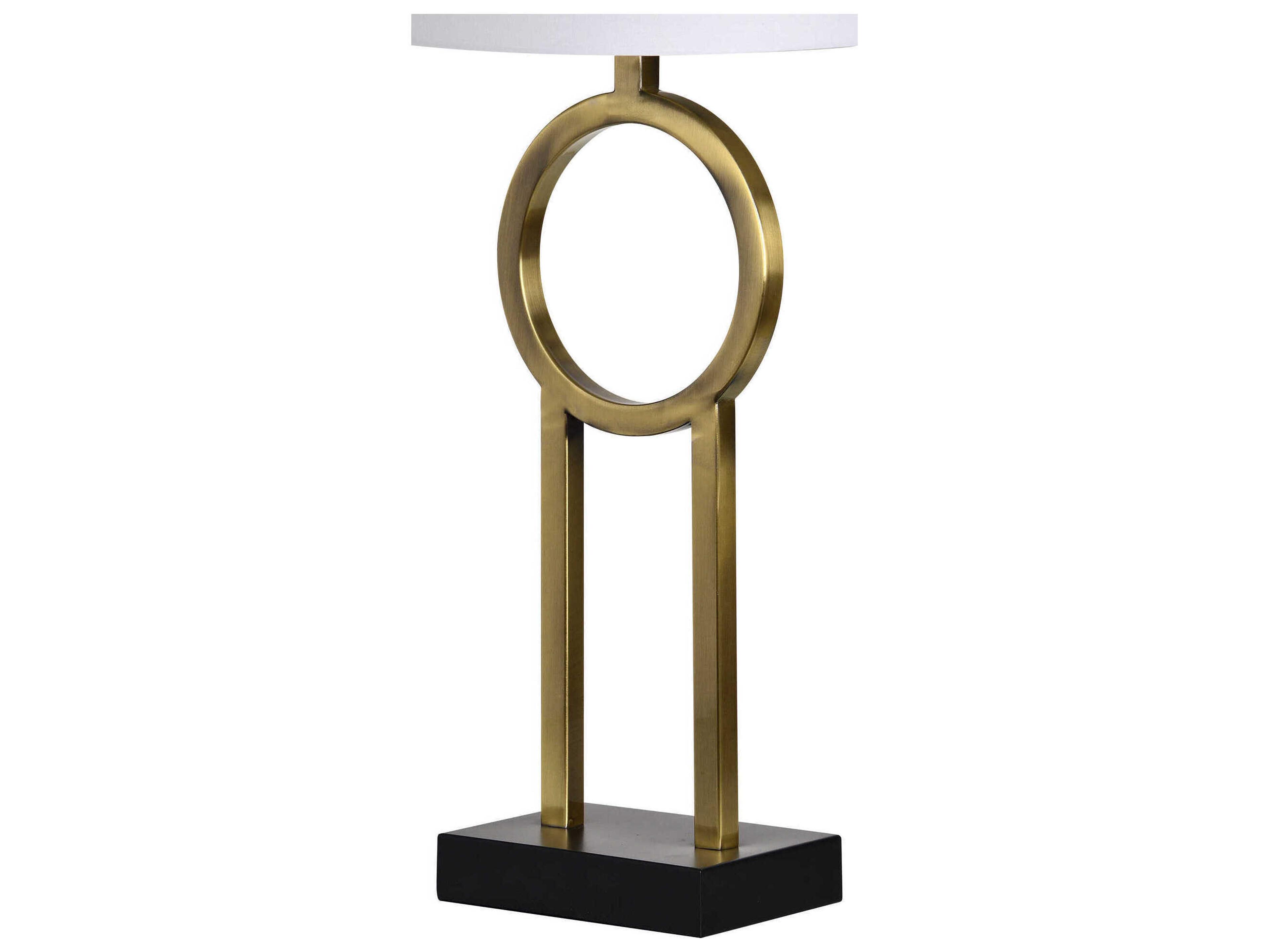 Renwil Burlington Antique Brass Buffet Lamp Set of 2